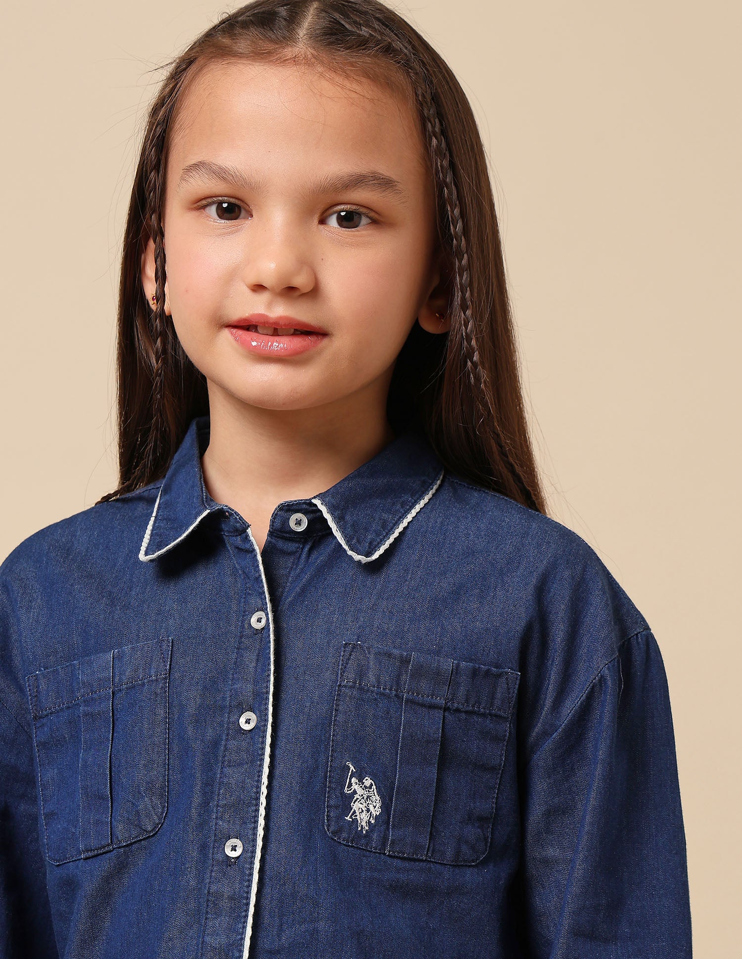 Girls Solid Regular Fit Top - Image 7