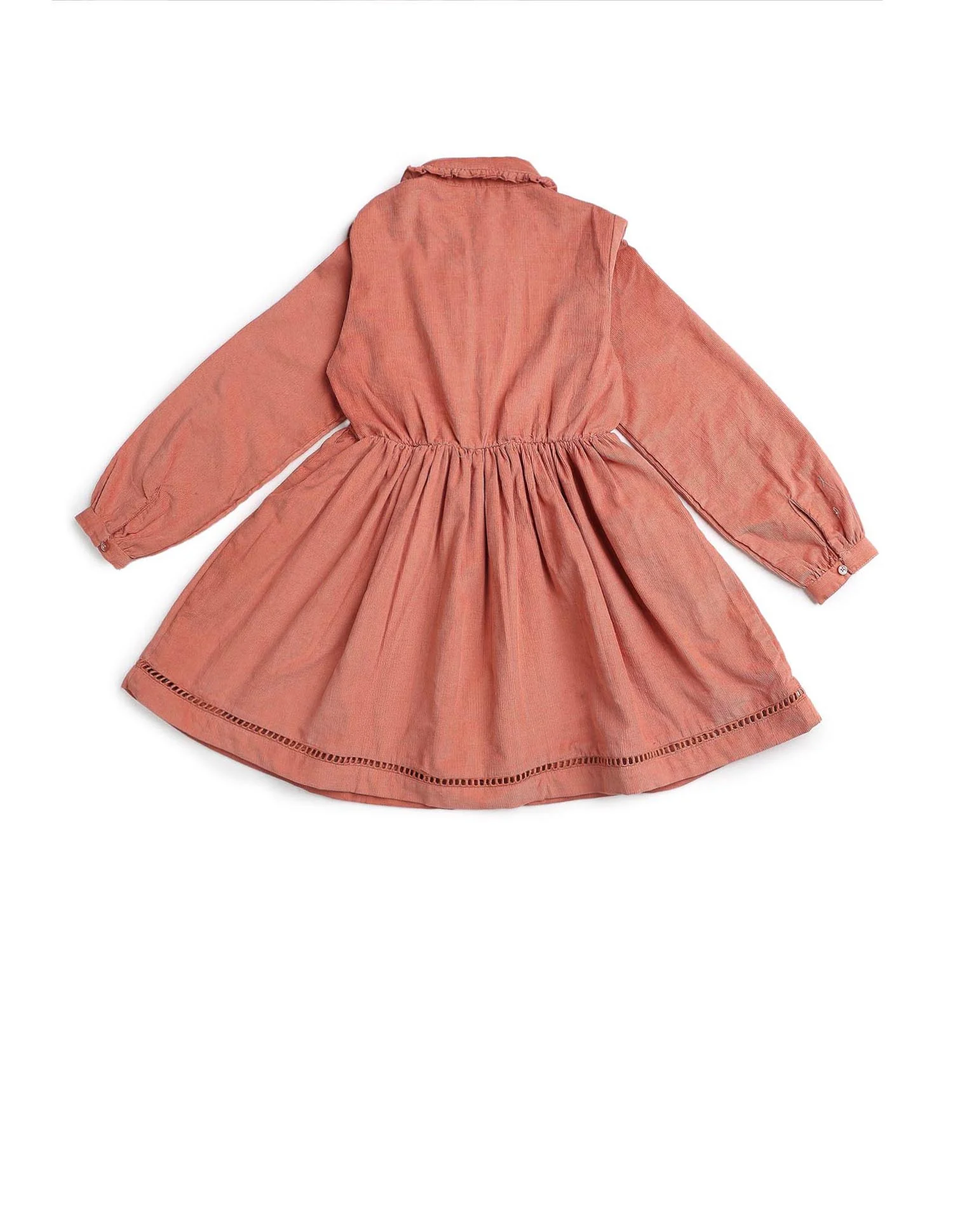 Girls Solid Shirt Dress - Image 9