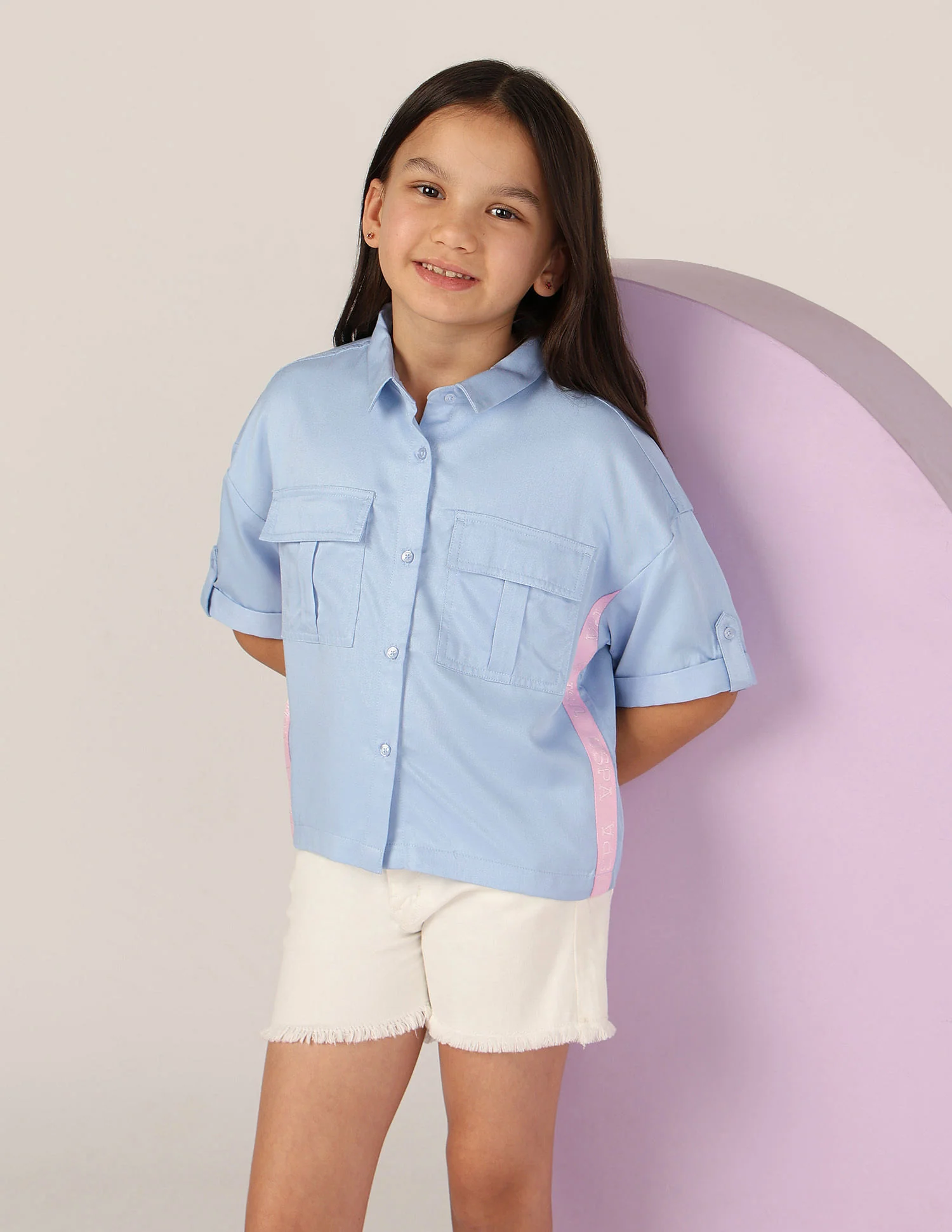 Girls Solid Top