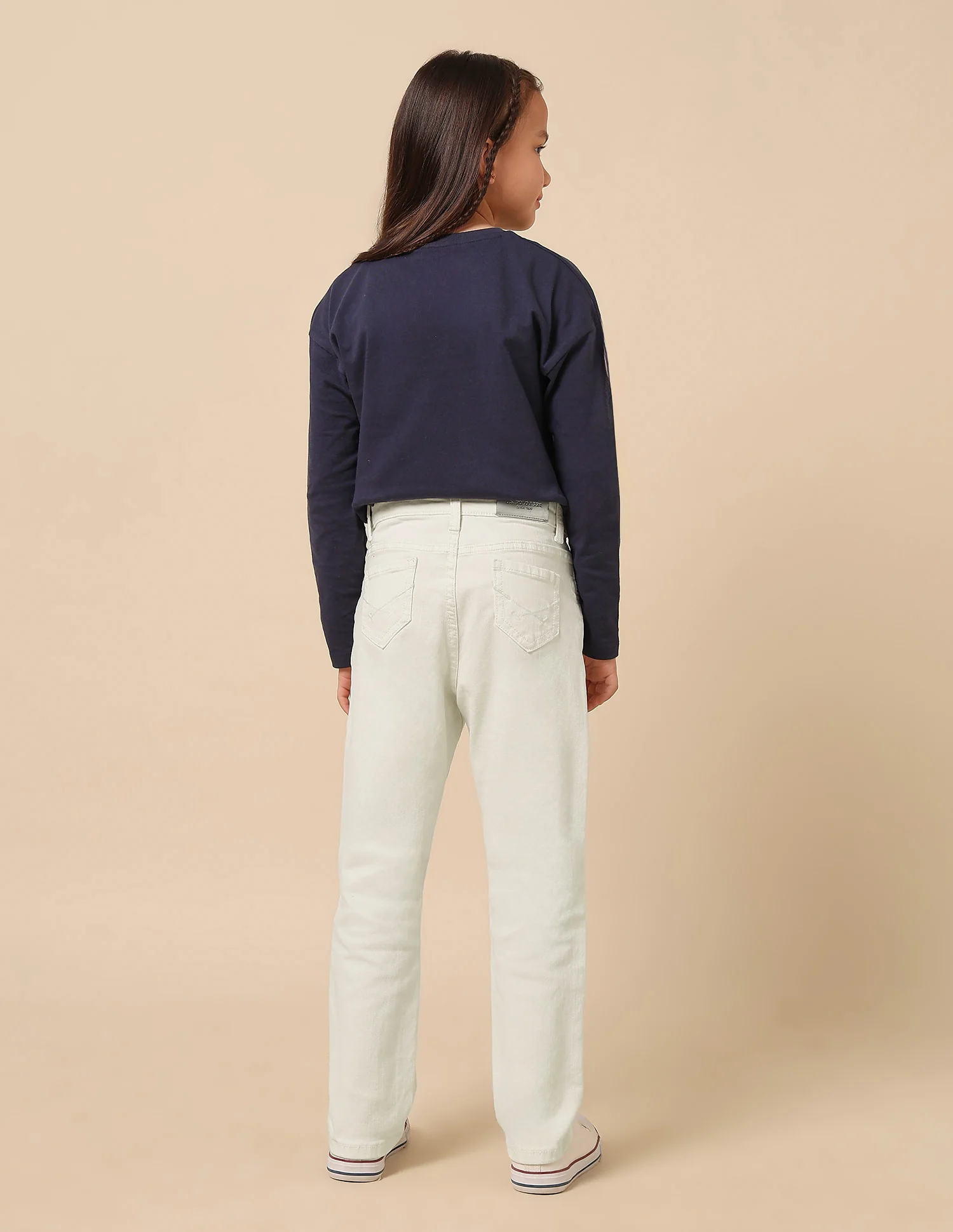 Girls Stars Rhinestone Embellished Jeans - Image 5