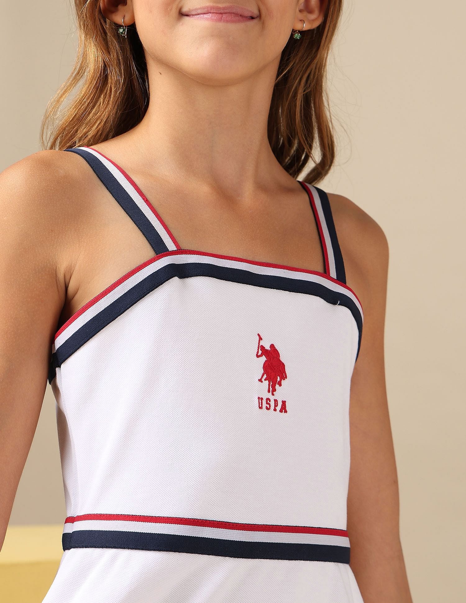 Girls Strappy Skater Dress - Image 5