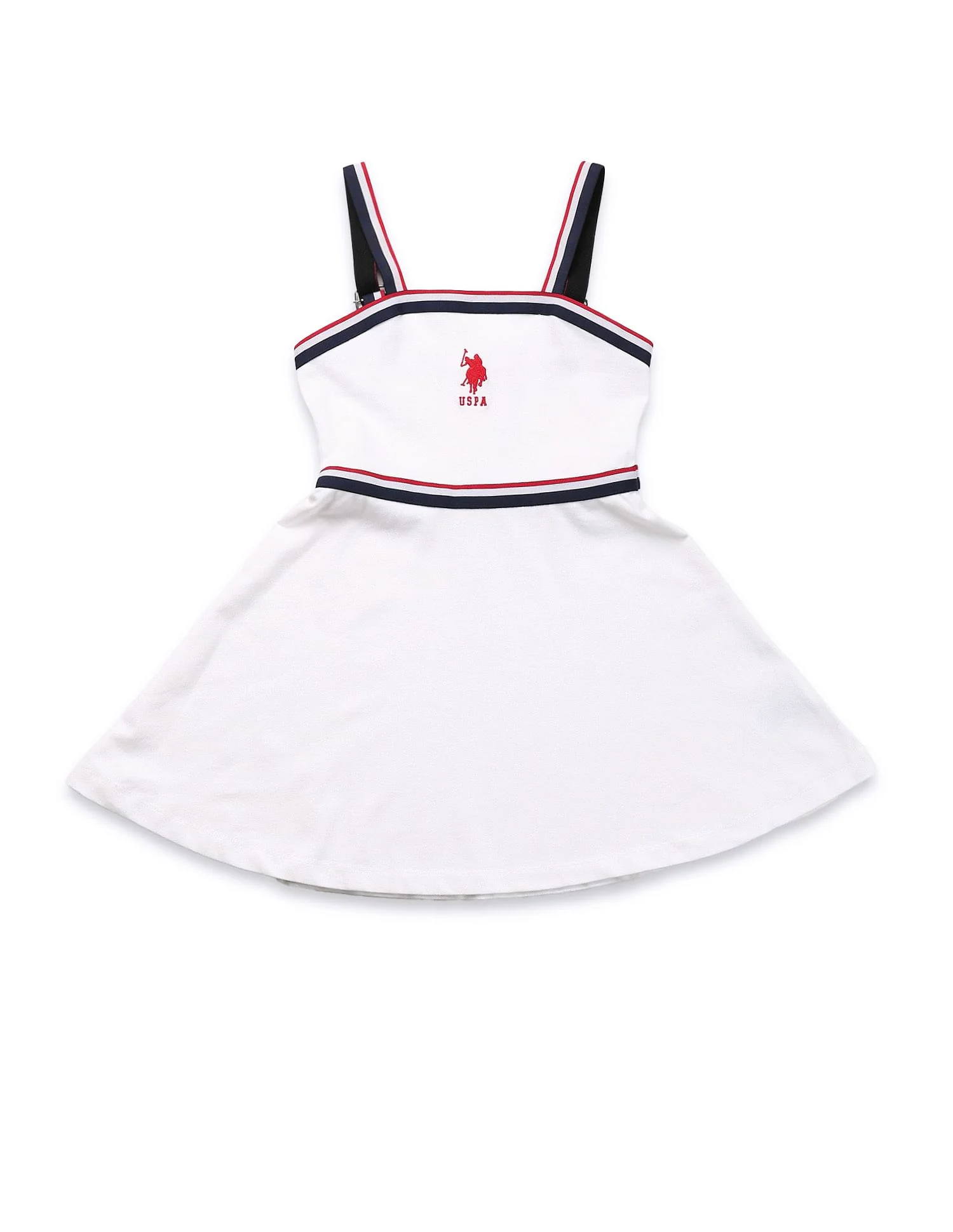 Girls Strappy Skater Dress - Image 6