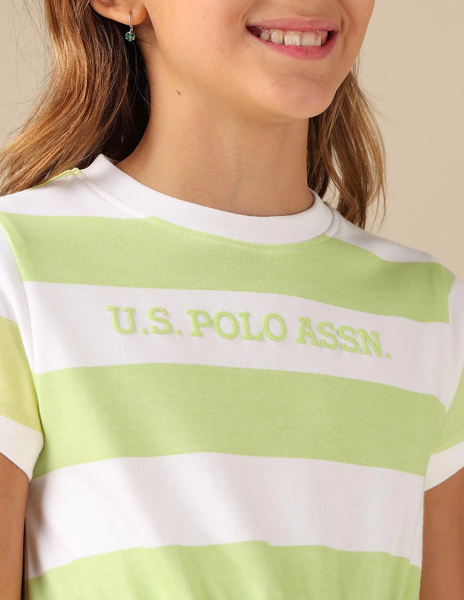 Girls Striped Fit And Flare Dress - Image 5