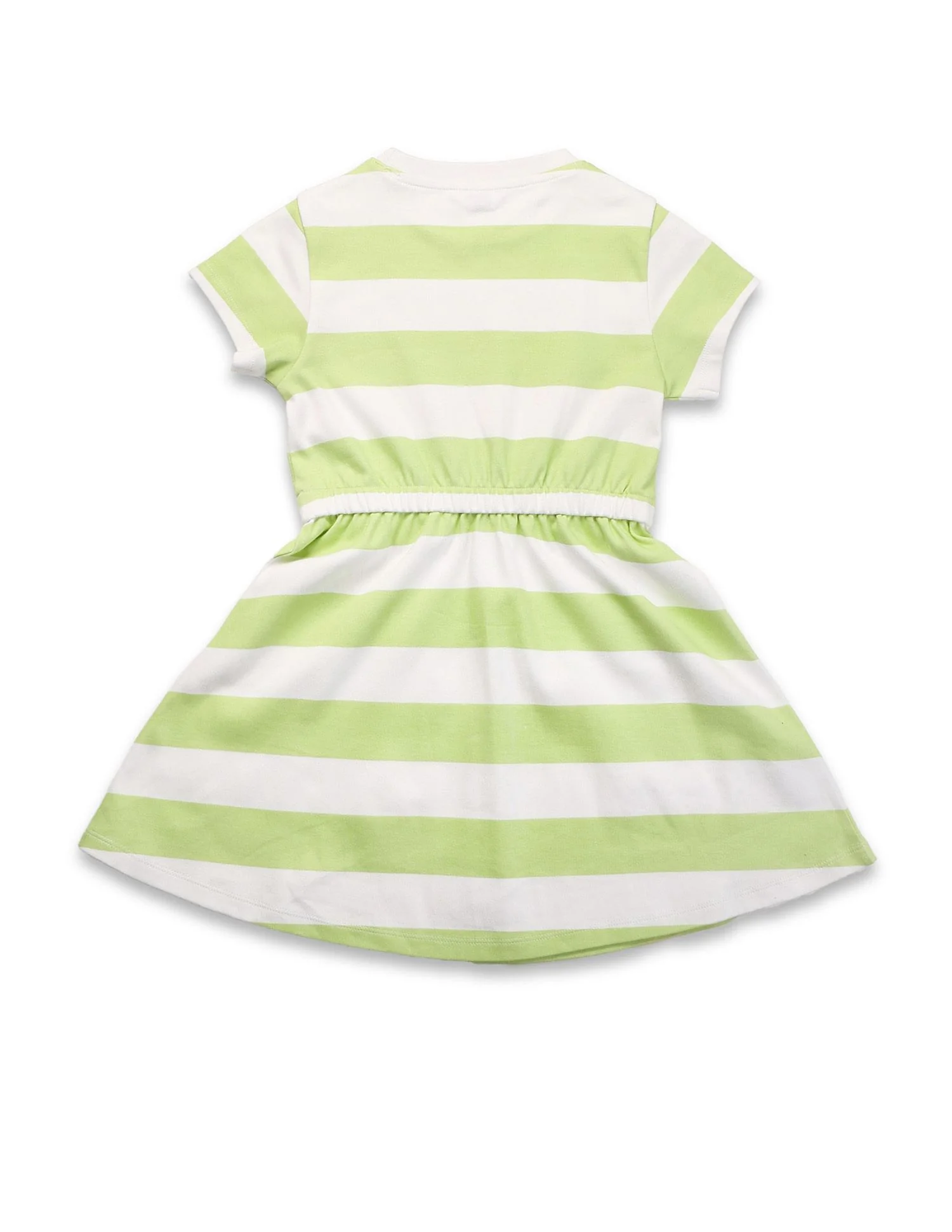 Girls Striped Fit And Flare Dress - Image 7