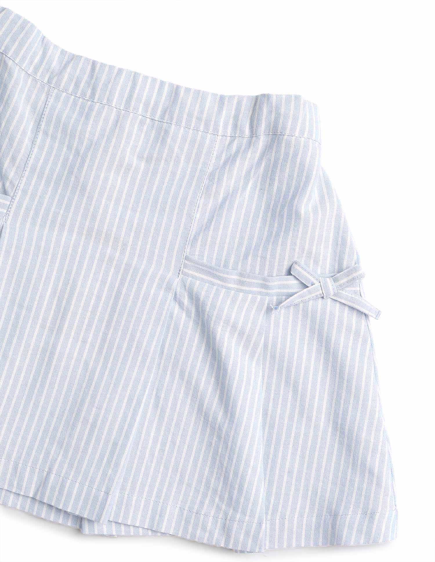 Girls Striped Skater Skirt - Image 10