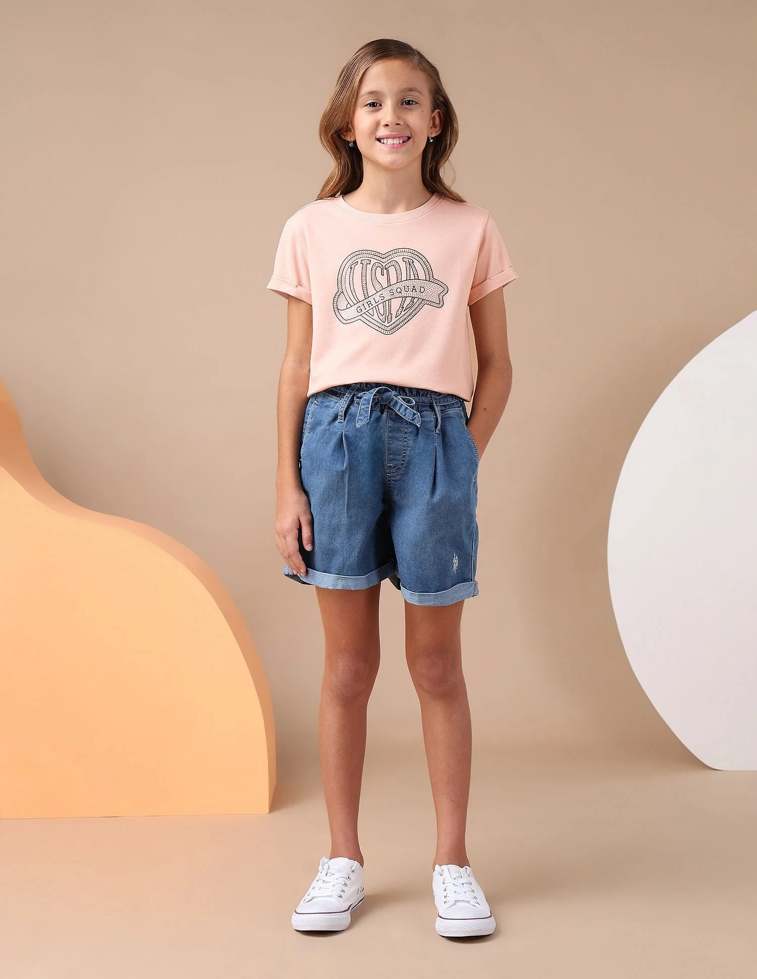Girls Stud Detailed Relaxed Fit T-Shirt - Image 3