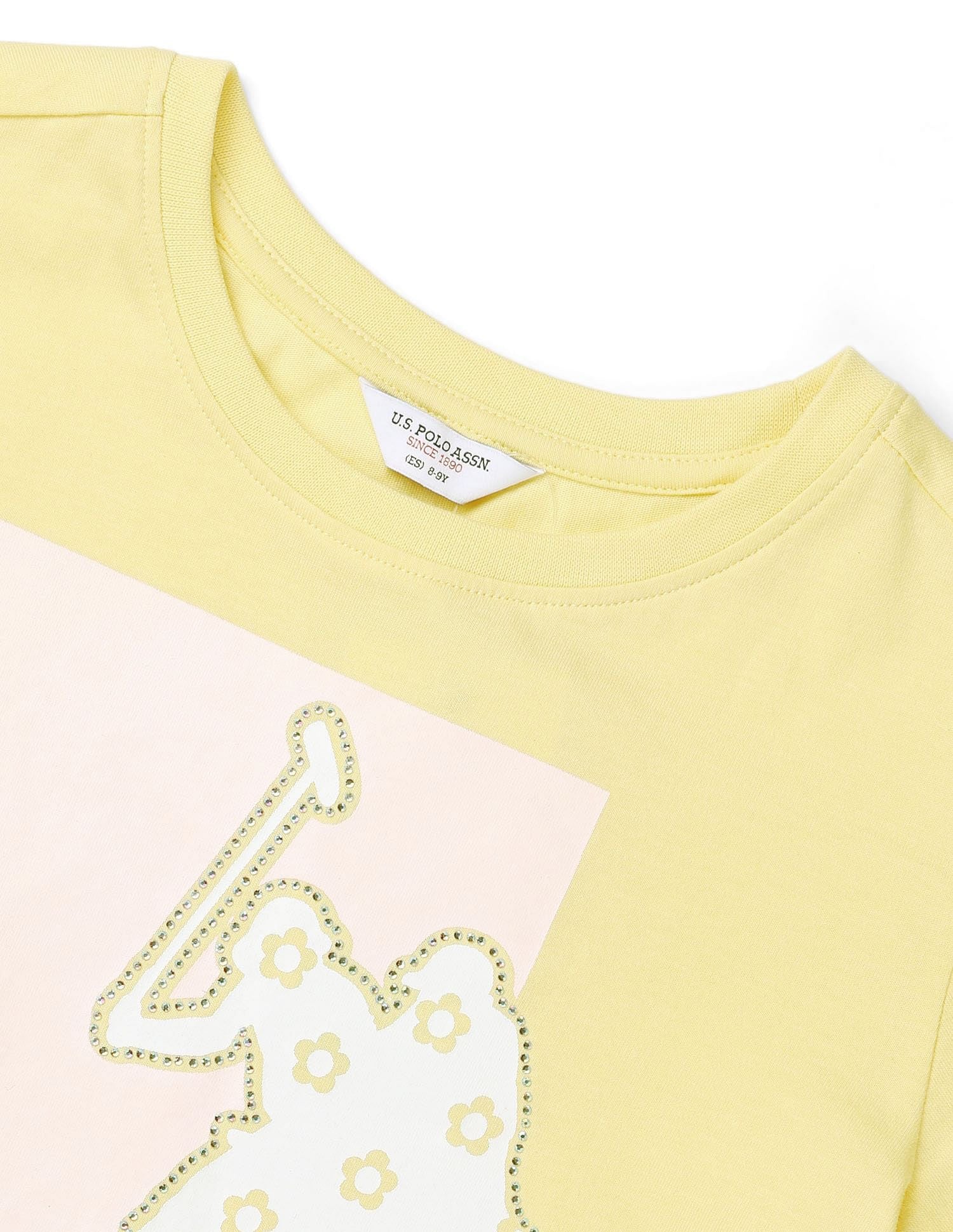 Girls Stud Detailed Relaxed Fit T-Shirt - Image 8