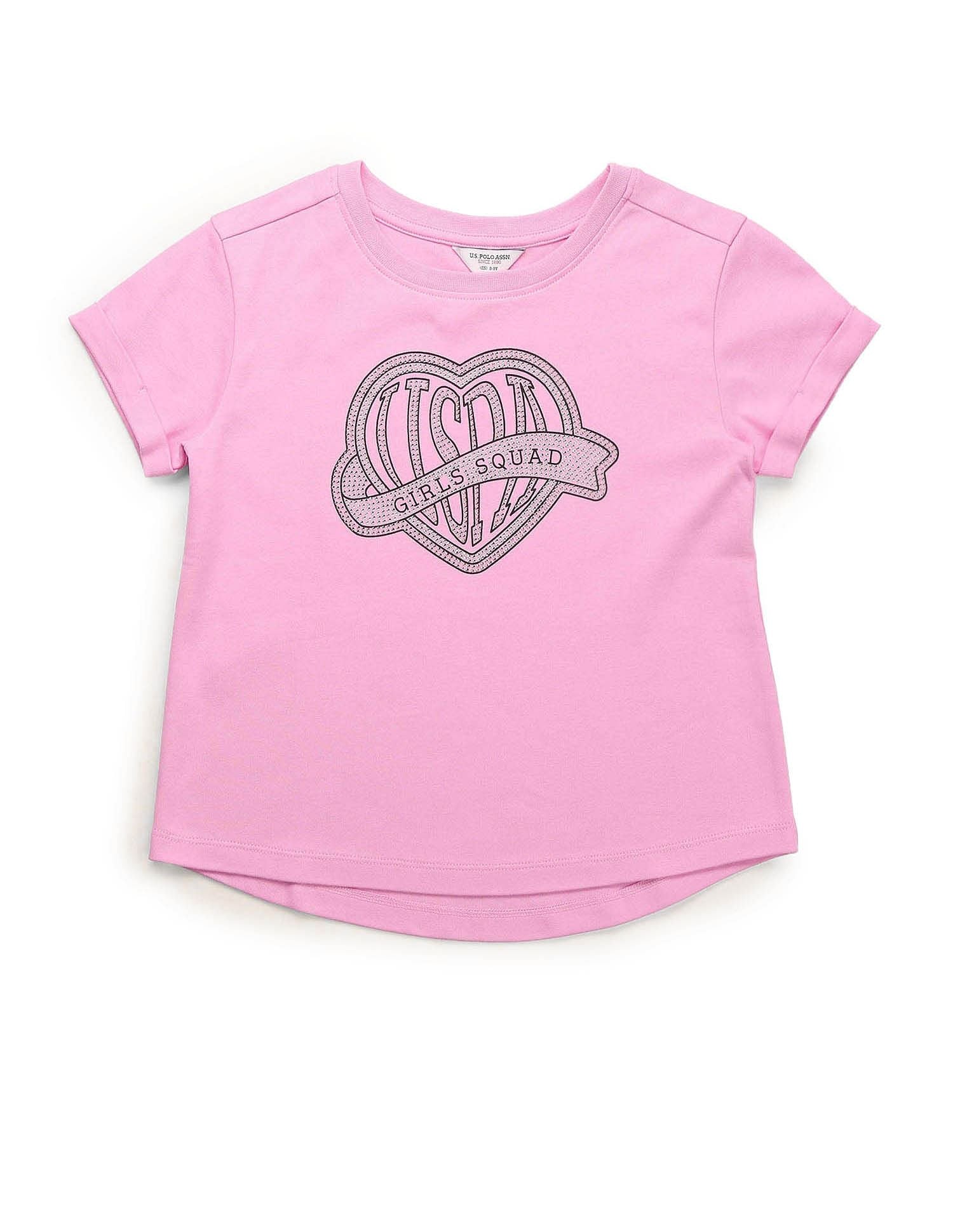 Girls Stud Detailed Relaxed Fit T-Shirt - Image 6