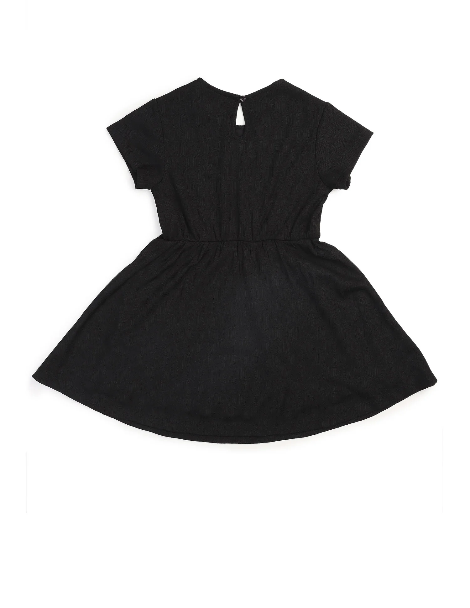Girls Textured A-Line Dress - Image 10