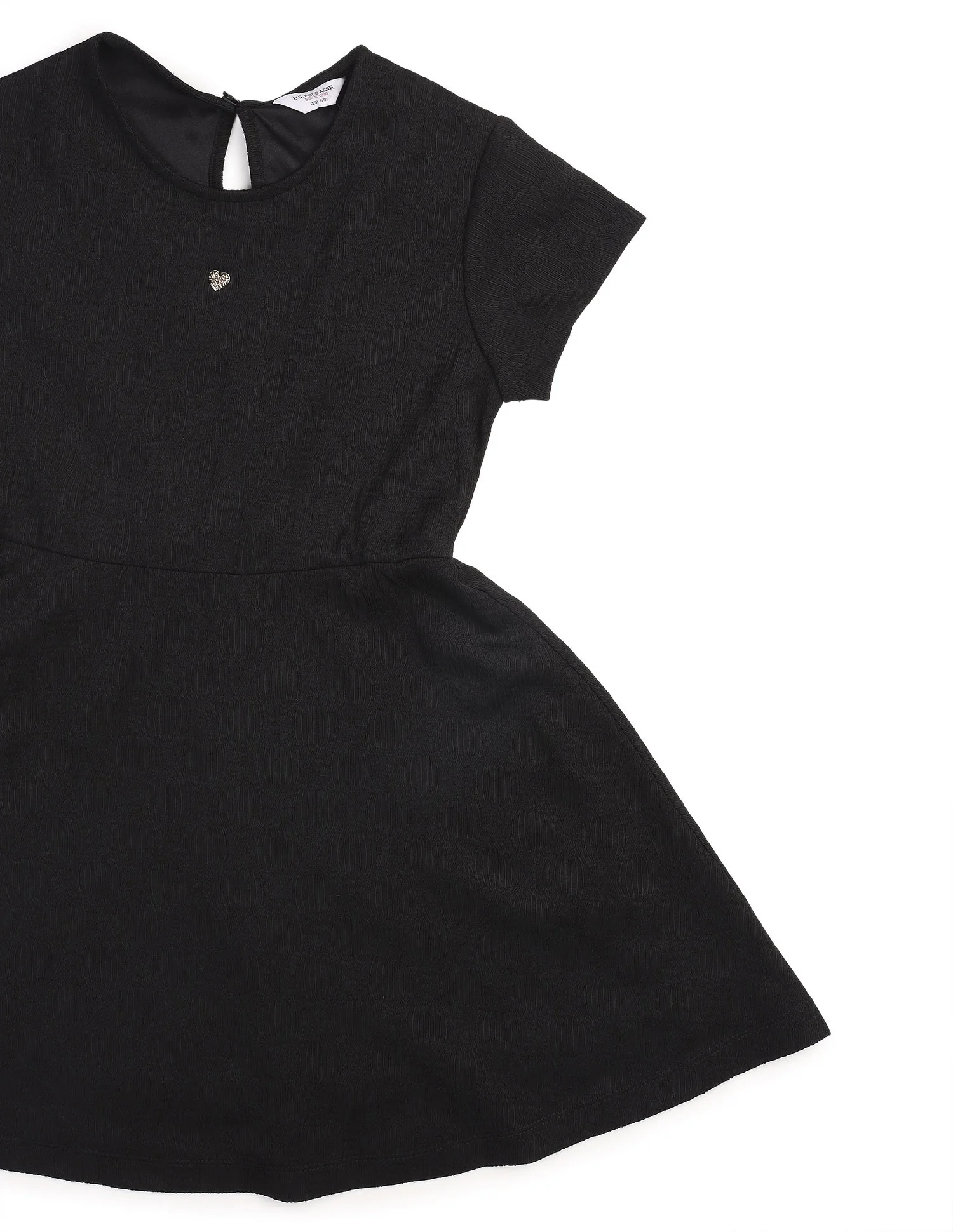 Girls Textured A-Line Dress - Image 11