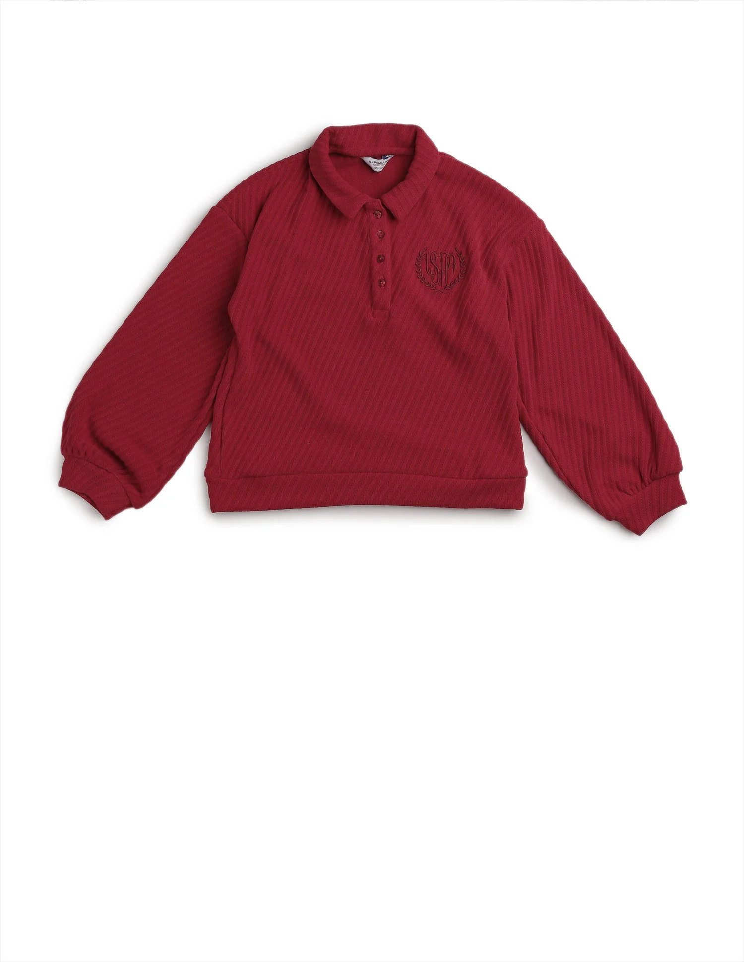 Girls Textured Boxy Fit Top - Image 8