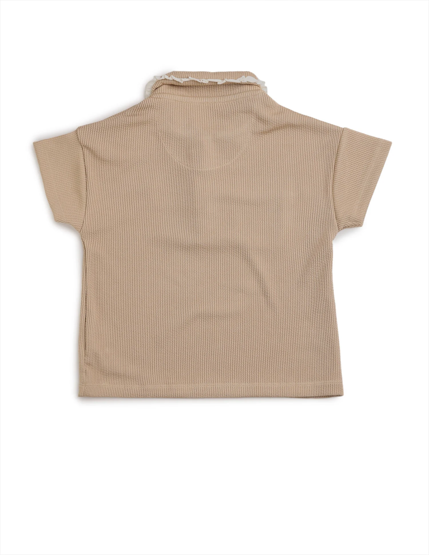 Girls Textured Boxy Fit Top - Image 9