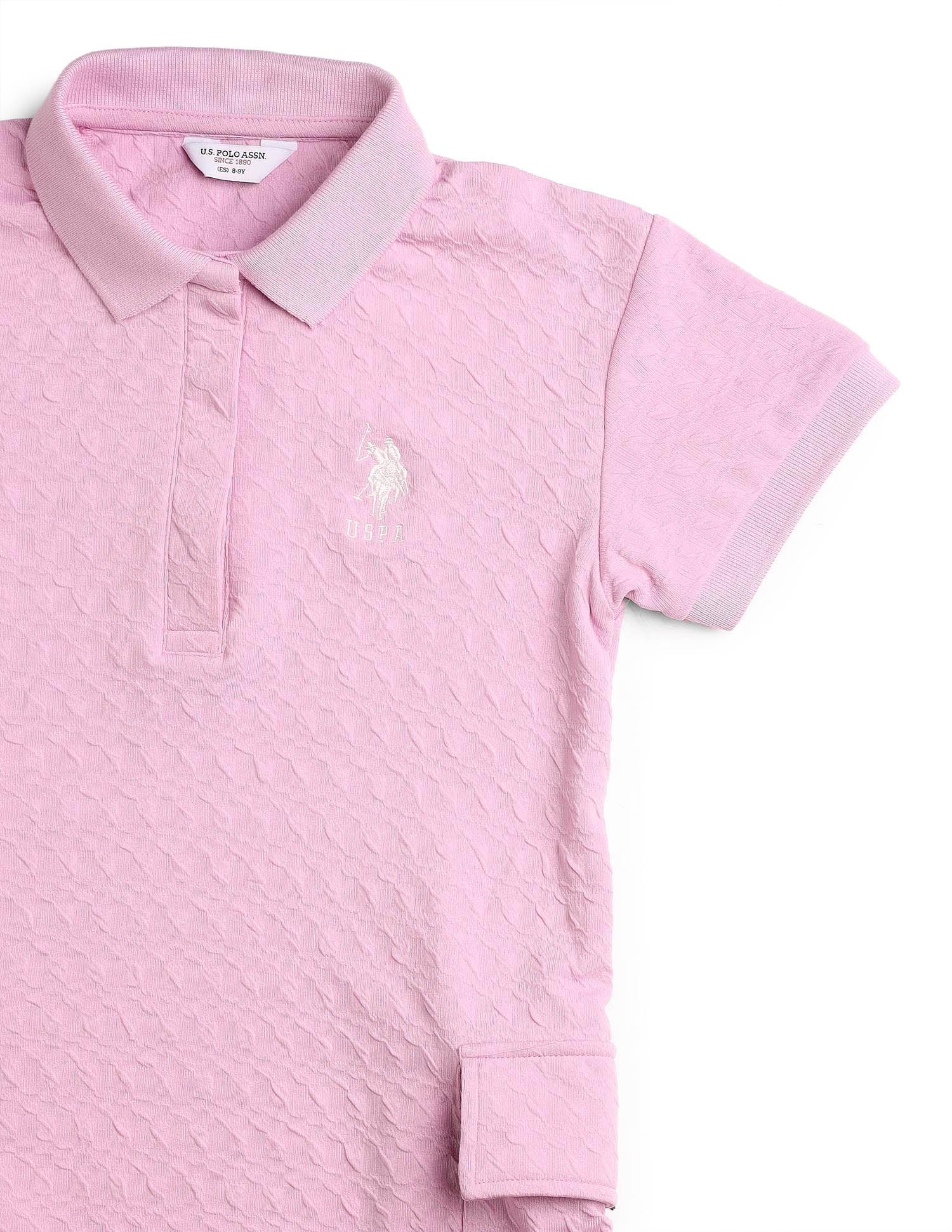 Girls Textured T-Shirt Dress - Image 11