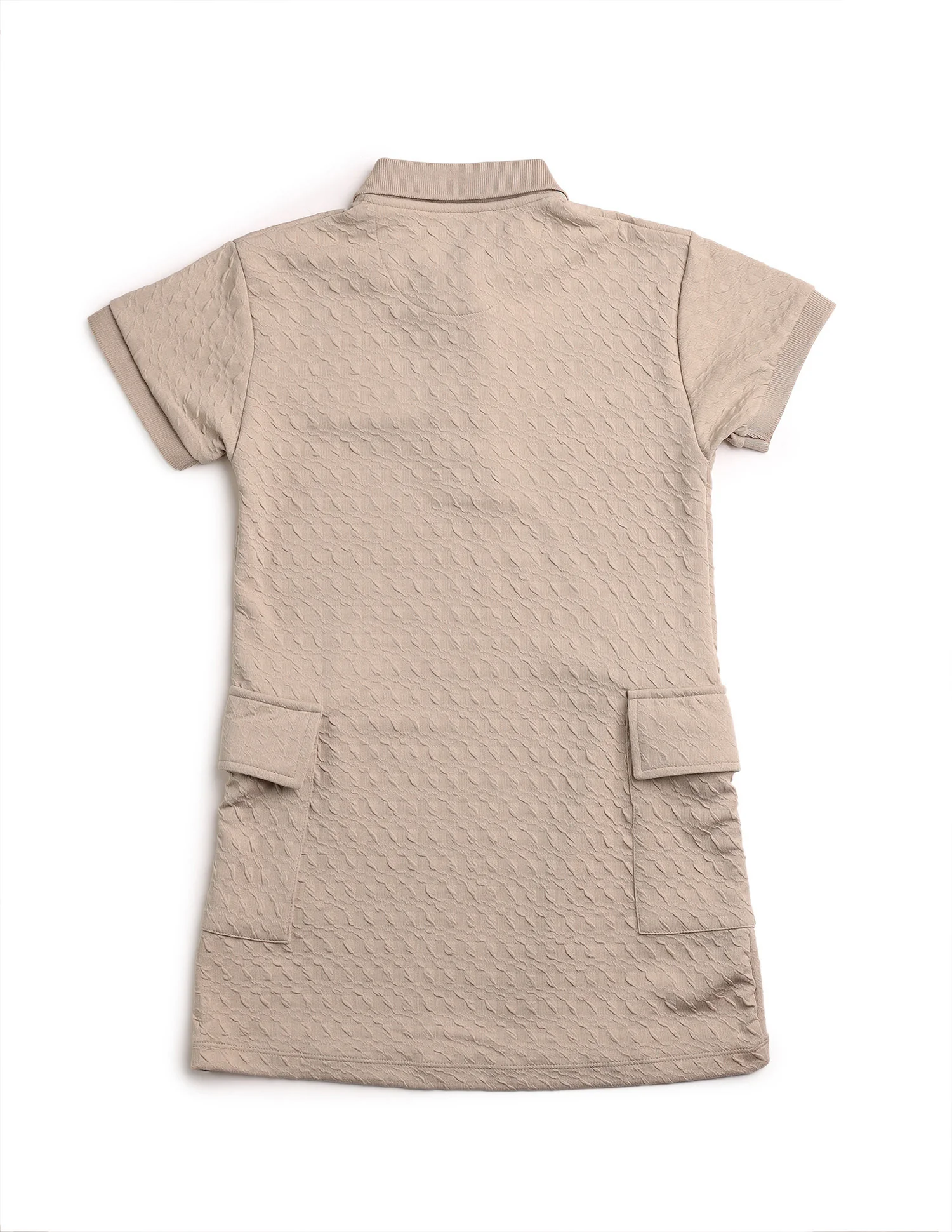 Girls Textured T-Shirt Dress - Image 10