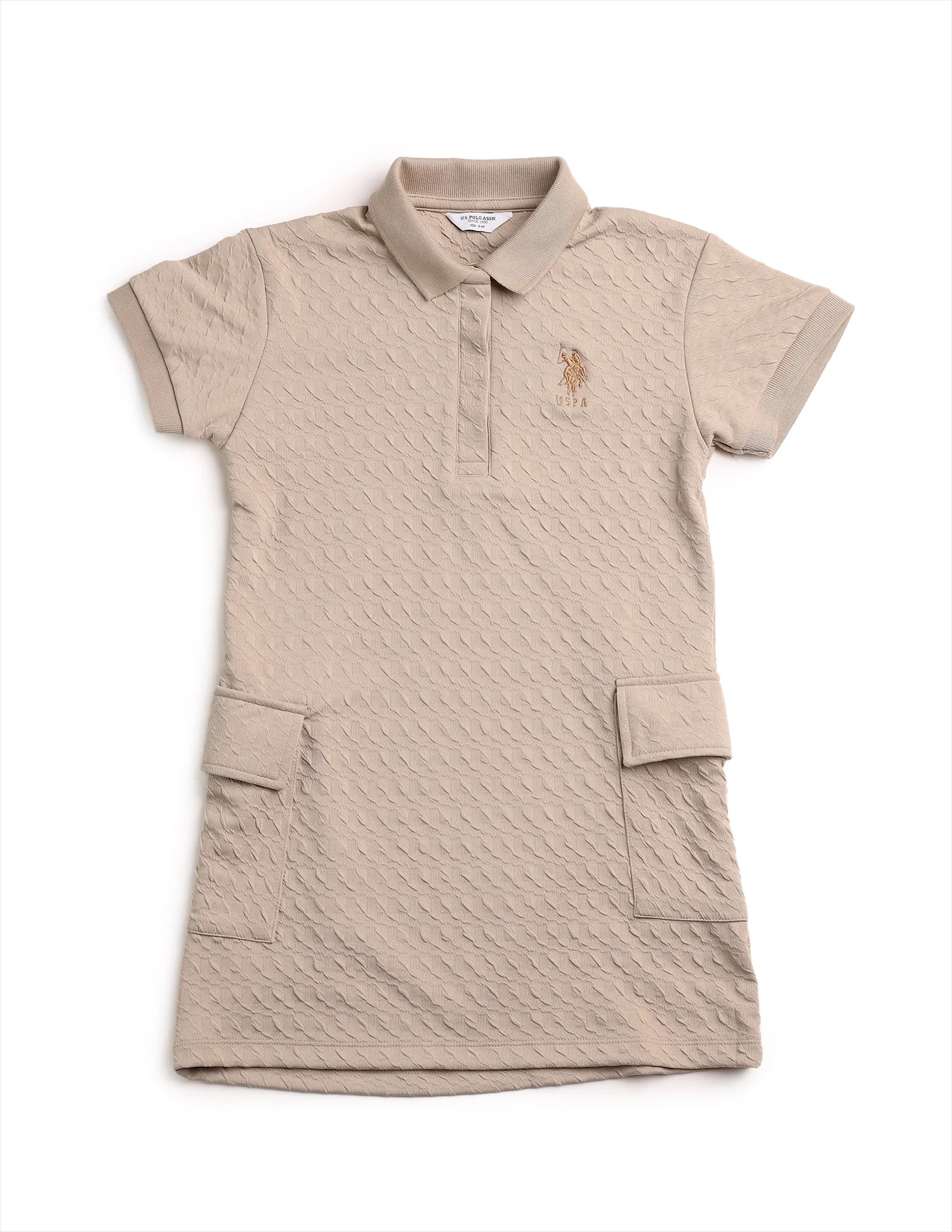 Girls Textured T-Shirt Dress - Image 9