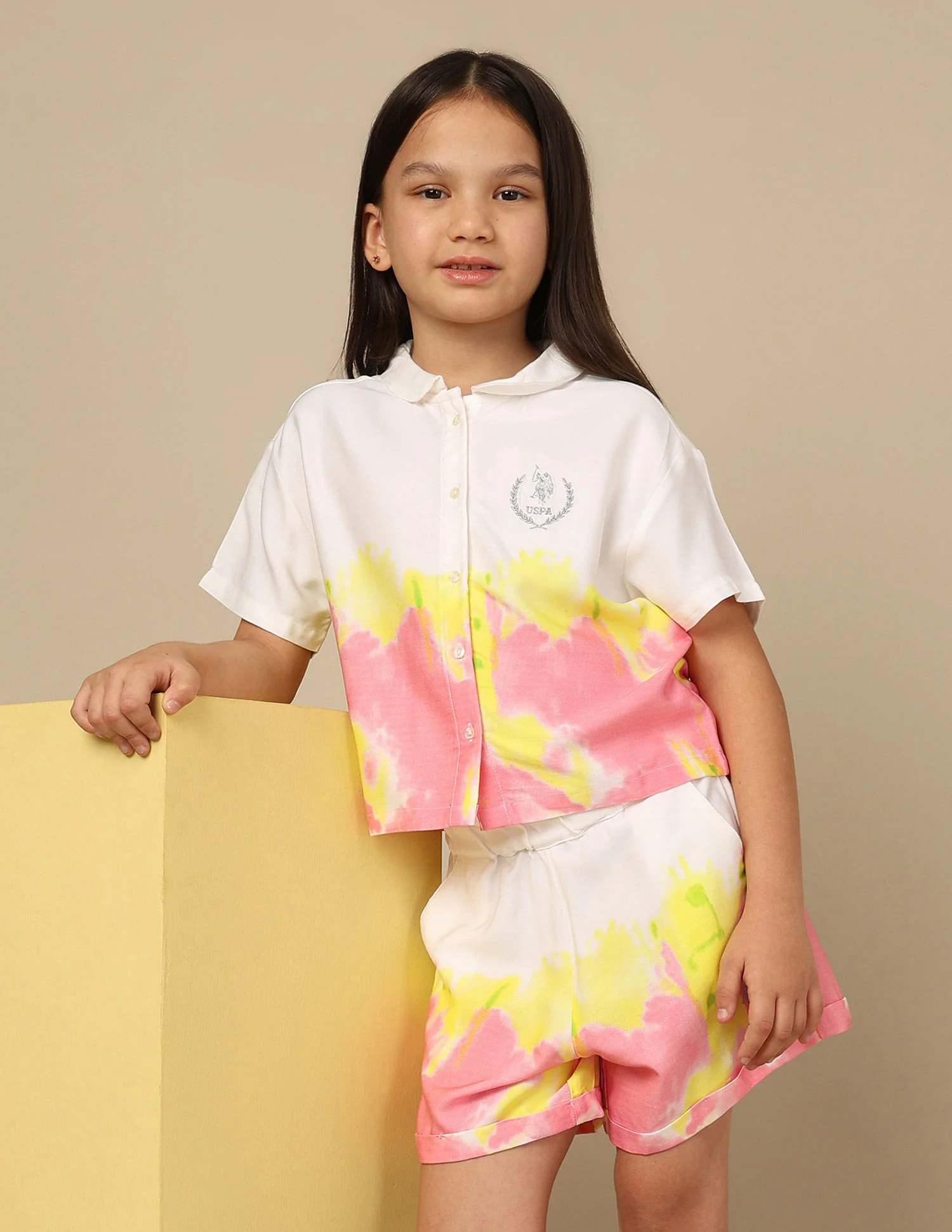 Girls Tie-Dyed Top