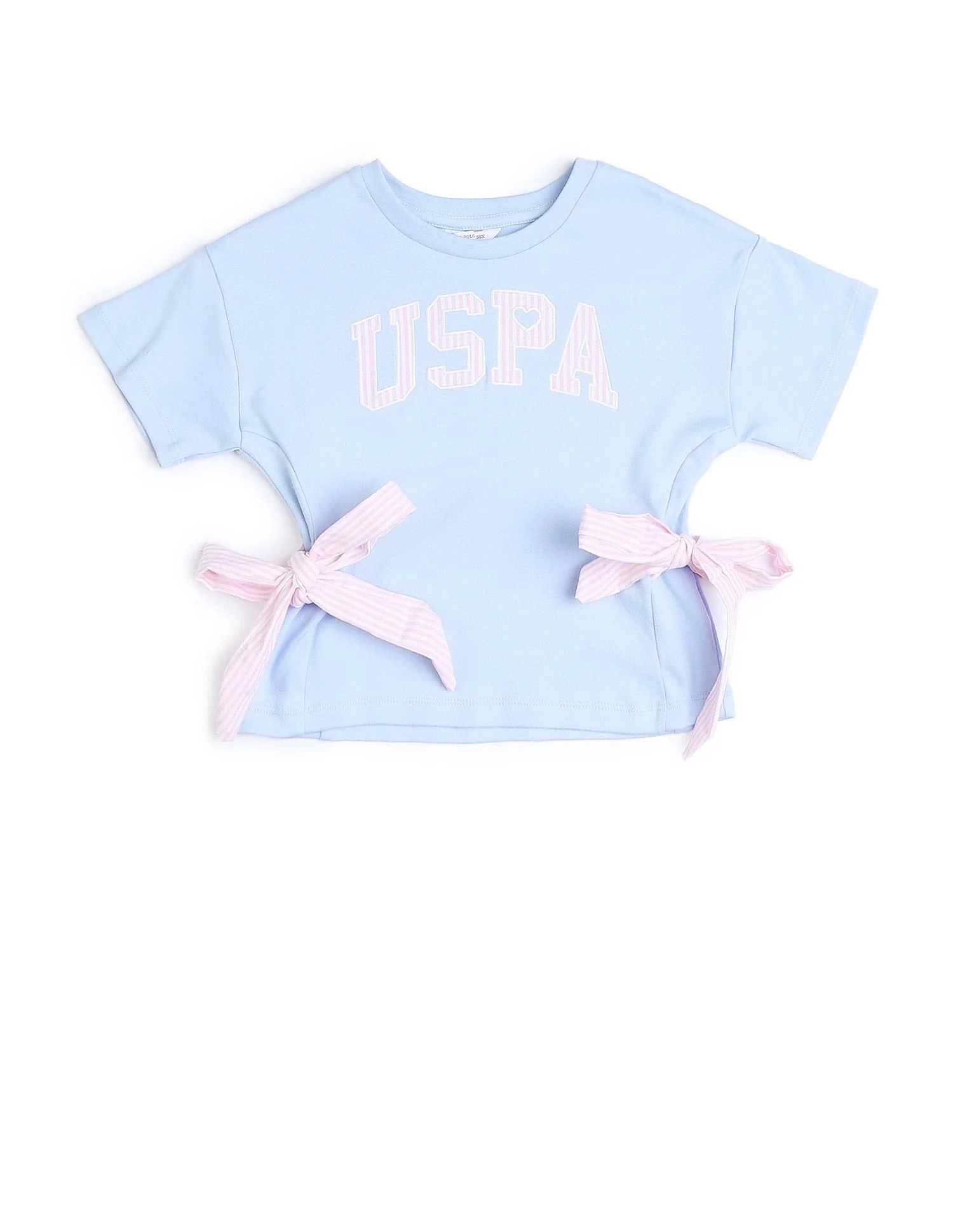 Girls Tie-up Bow Brand Printed T-Shirt - Image 7