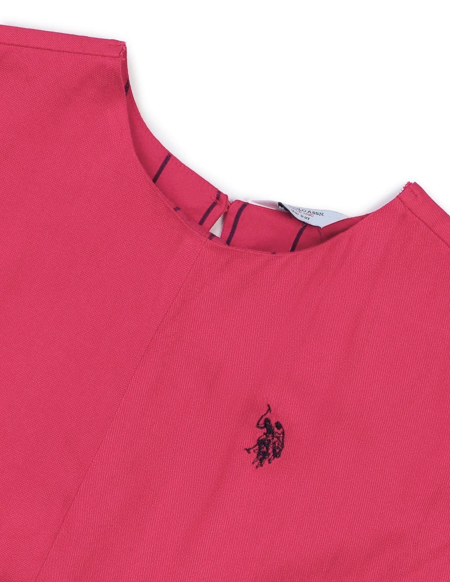 Girls Tie Up Sleeves Regular Top - Image 8