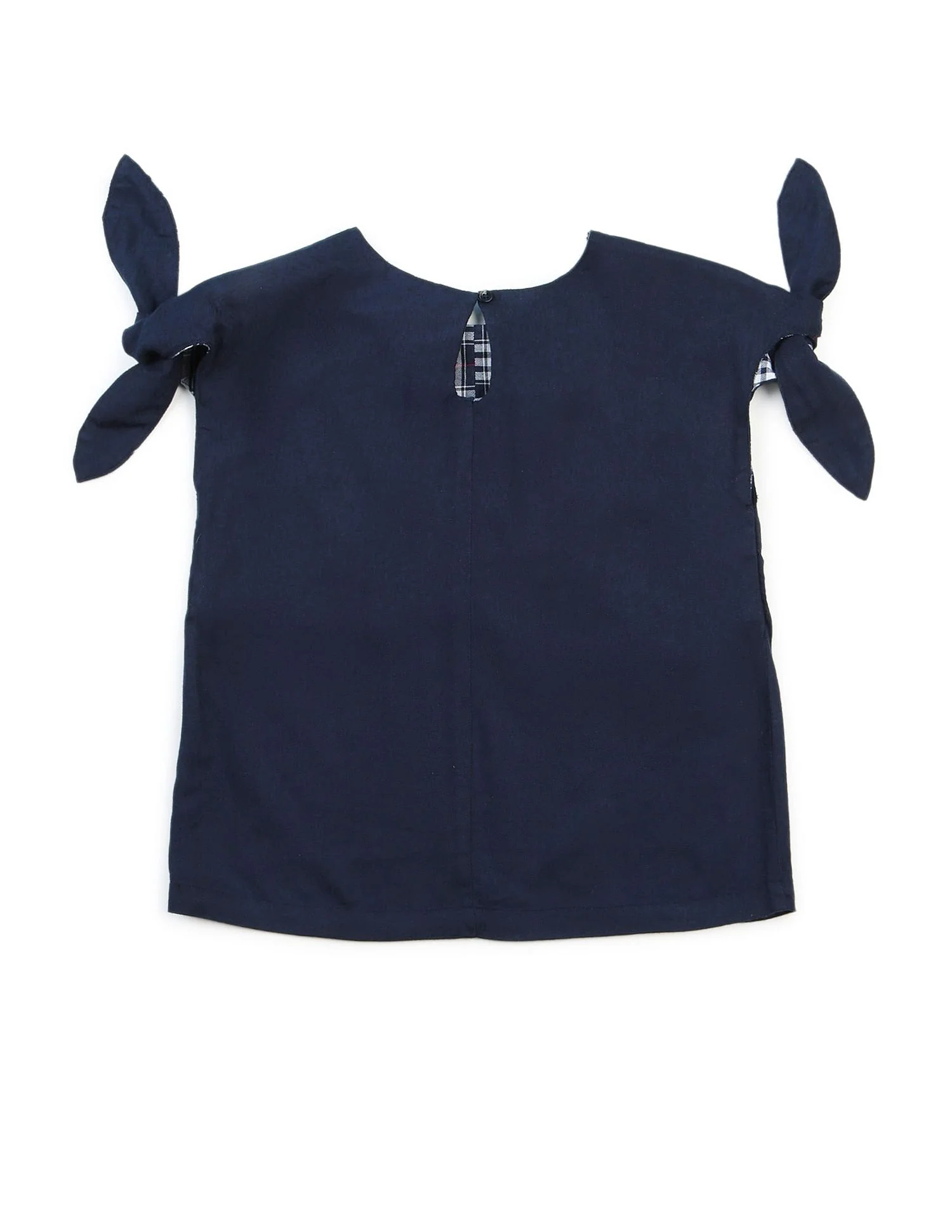 Girls Tie Up Sleeves Regular Top - Image 7
