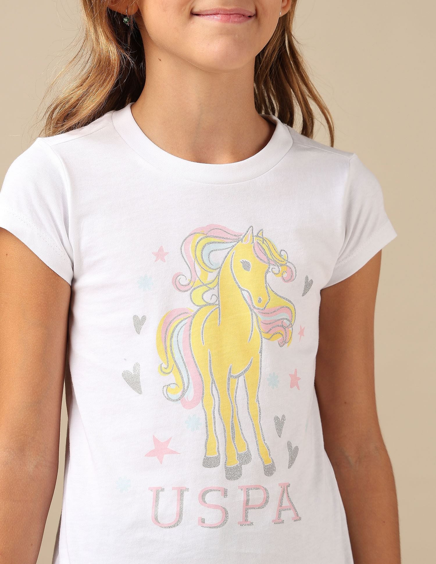 Girls Unicorn Graphic T-Shirt - Image 5