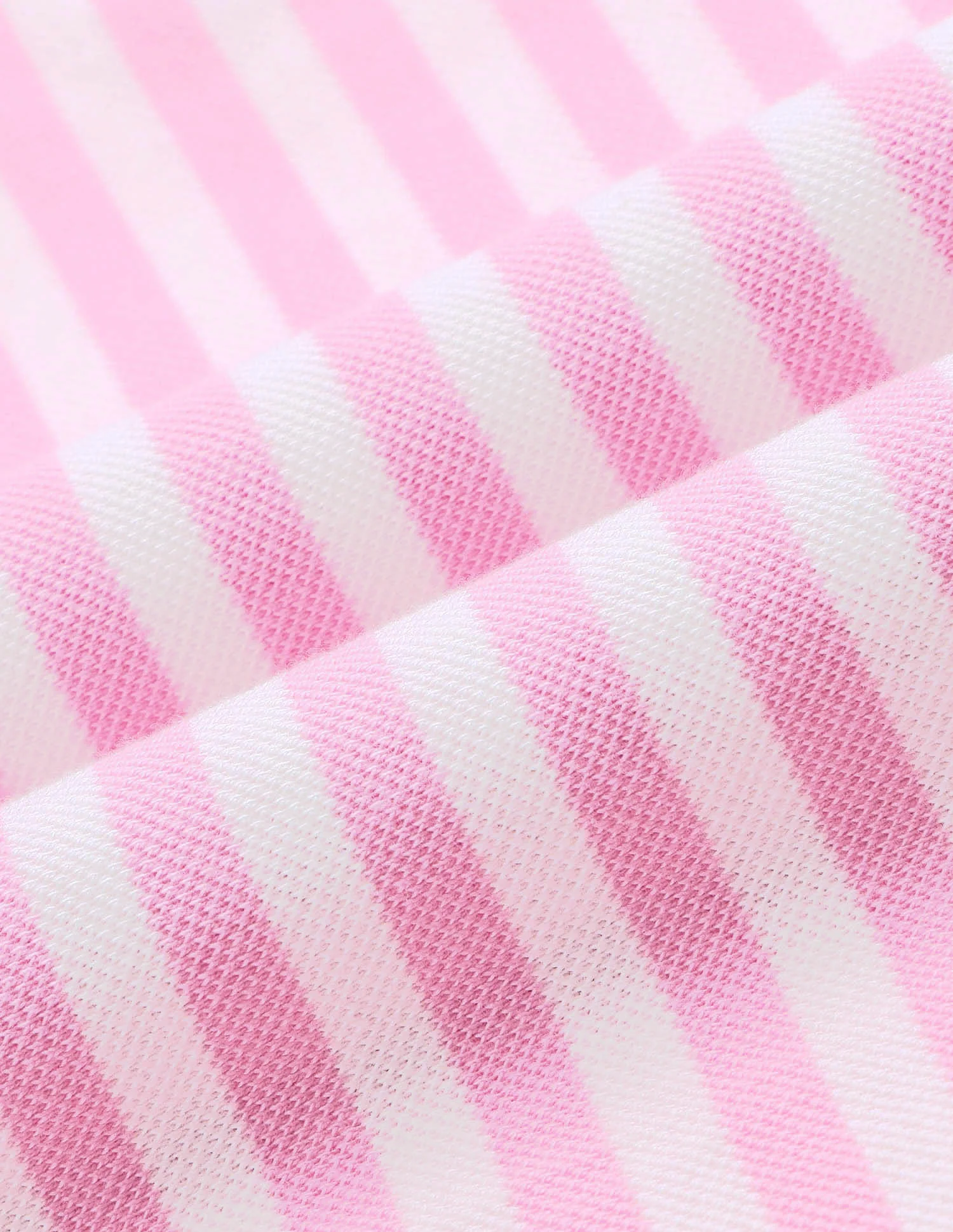 Girls Vertical Striped Polo Shirt - Image 2