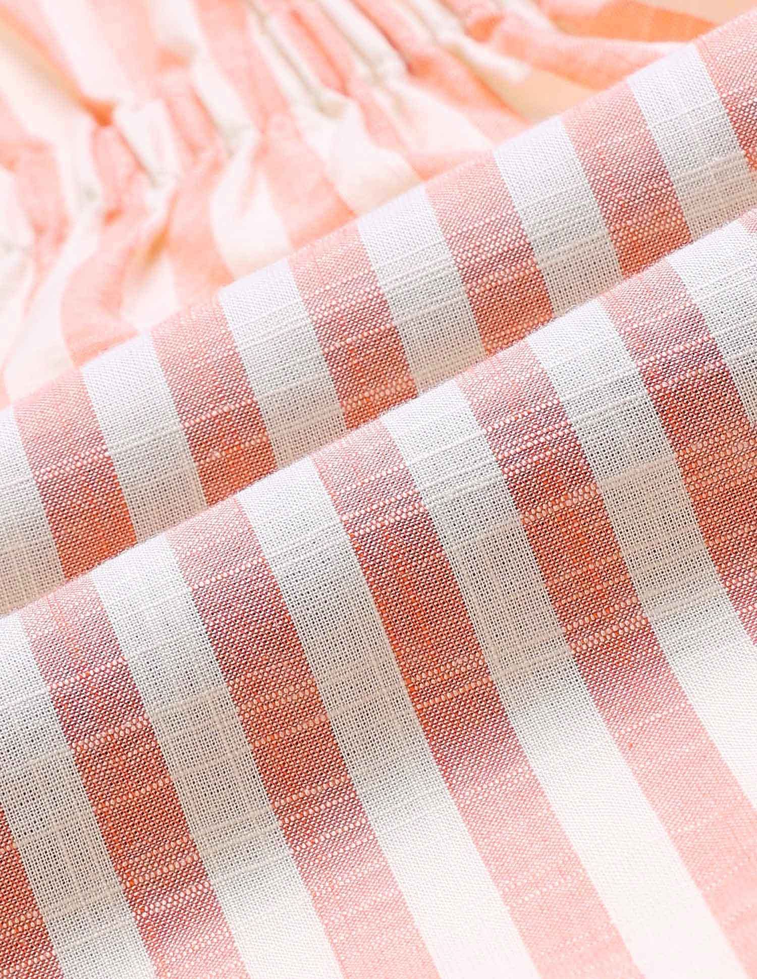 Girls Vertical Striped Shirt Dress - Image 2