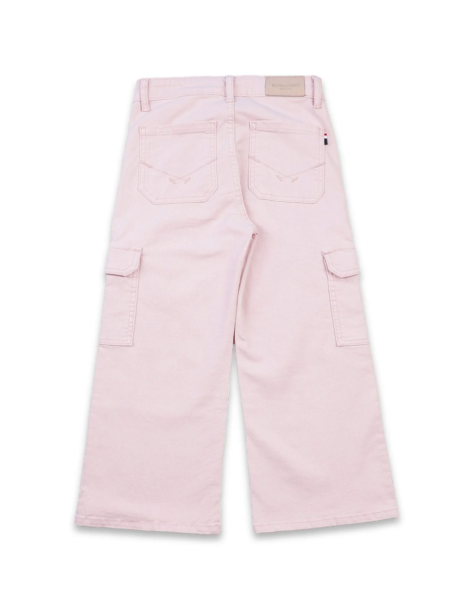 Girls Wide Leg Fit Cargo Jeans - Image 7