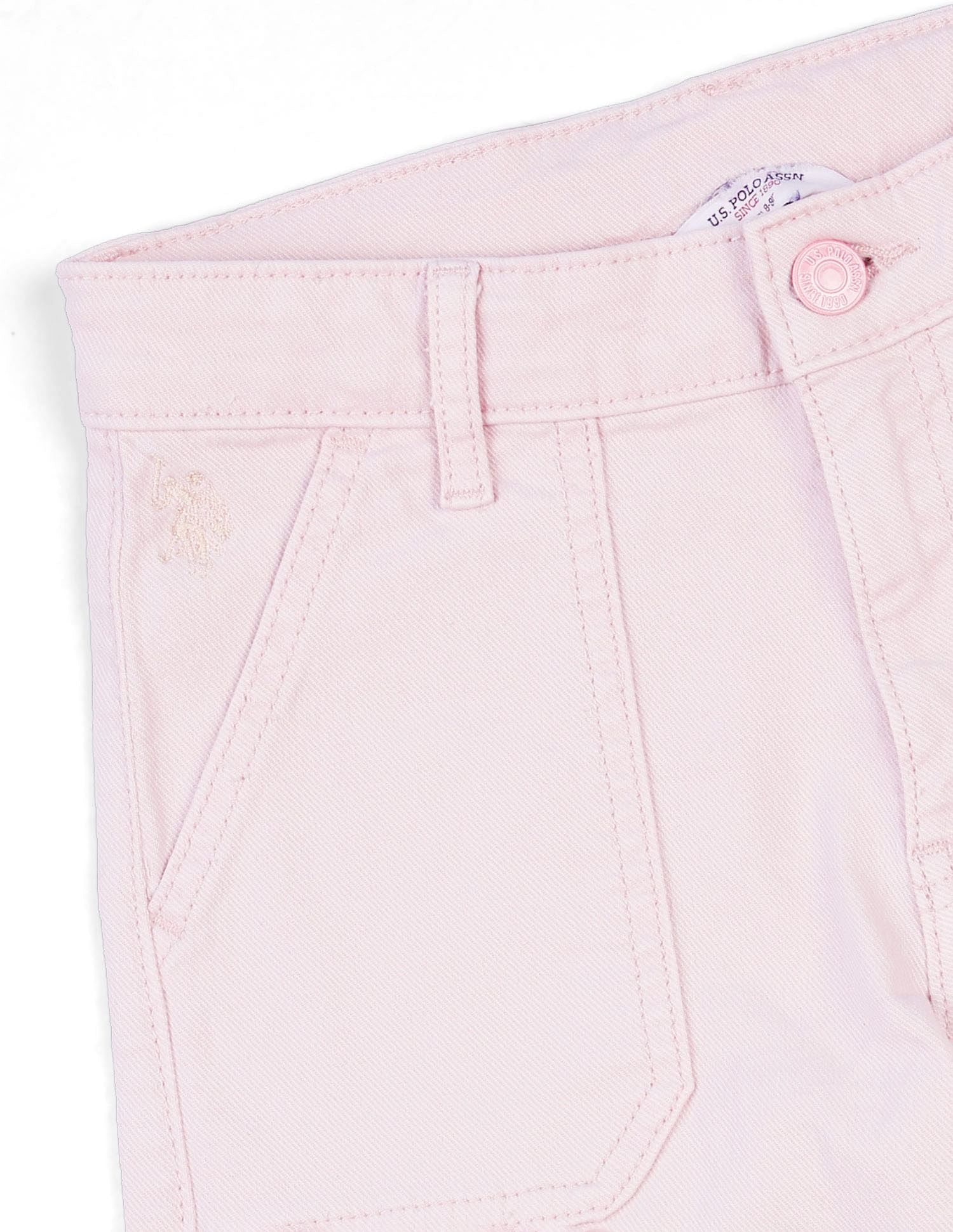 Girls Wide Leg Fit Cargo Jeans - Image 8