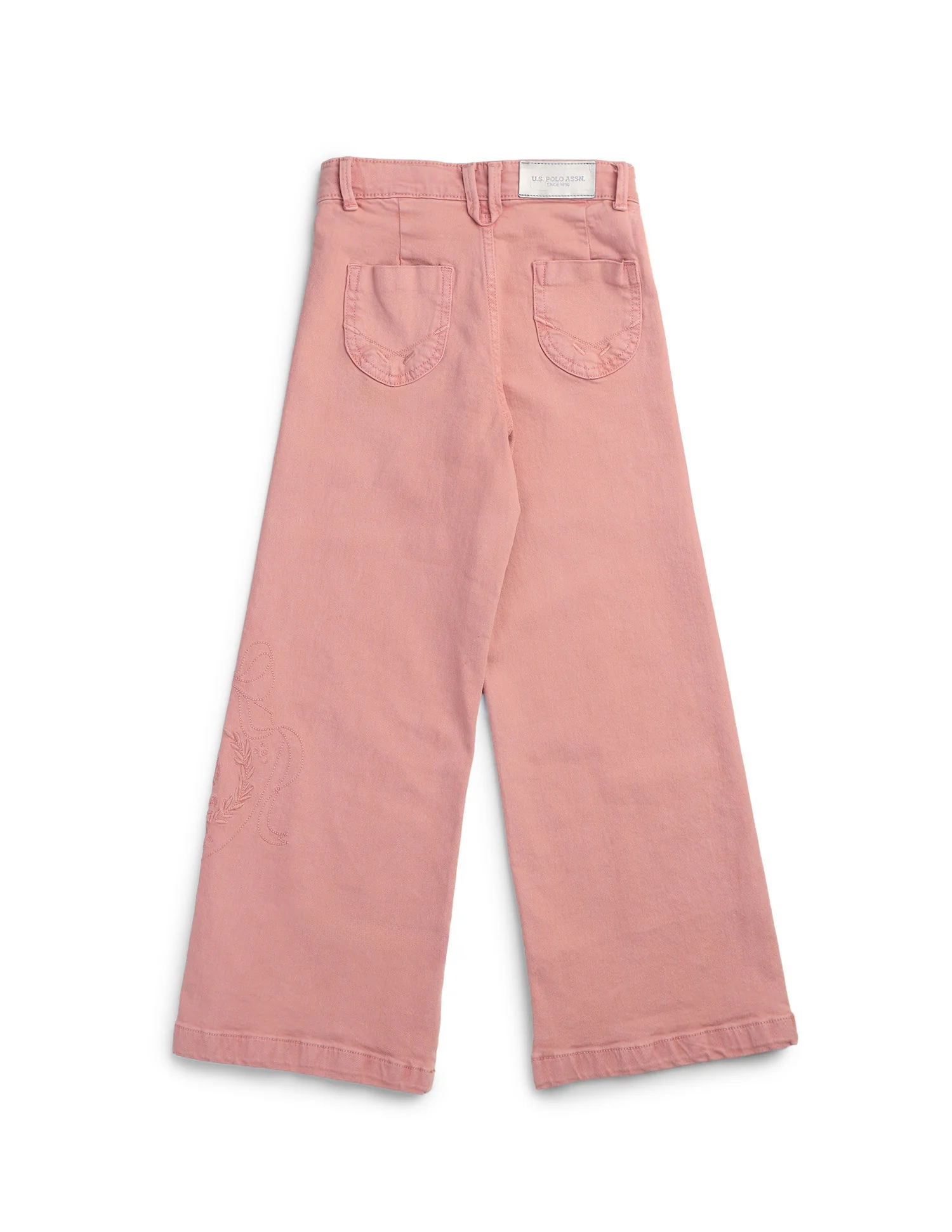 Girls Wide Leg Fit High Rise Jeans - Image 11
