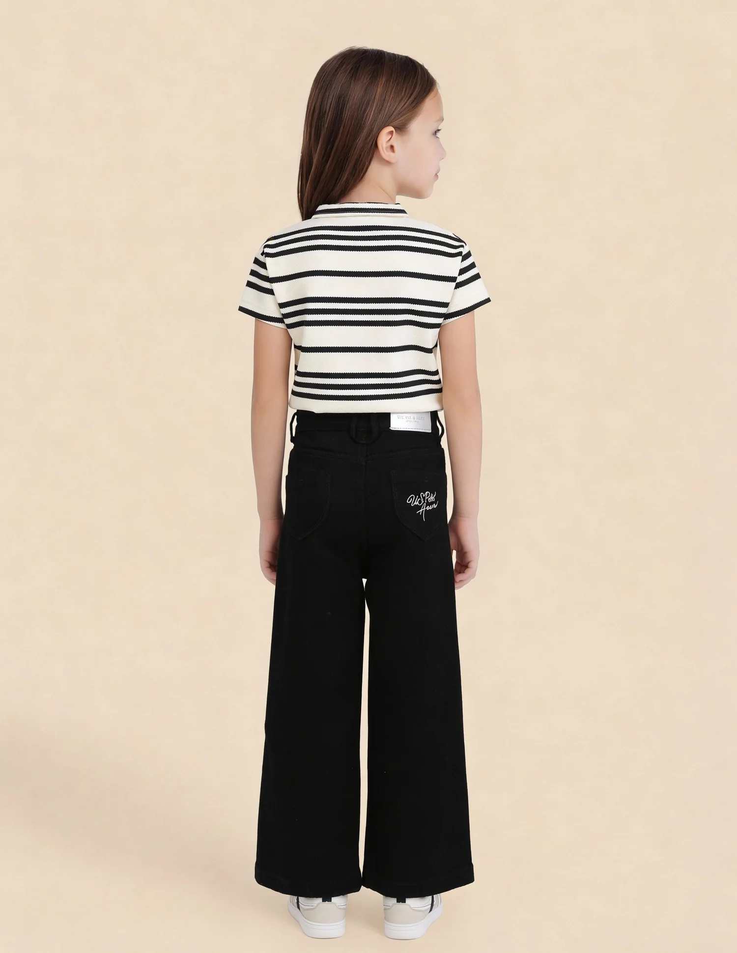 Girls Wide Leg Fit Jeans - Image 4