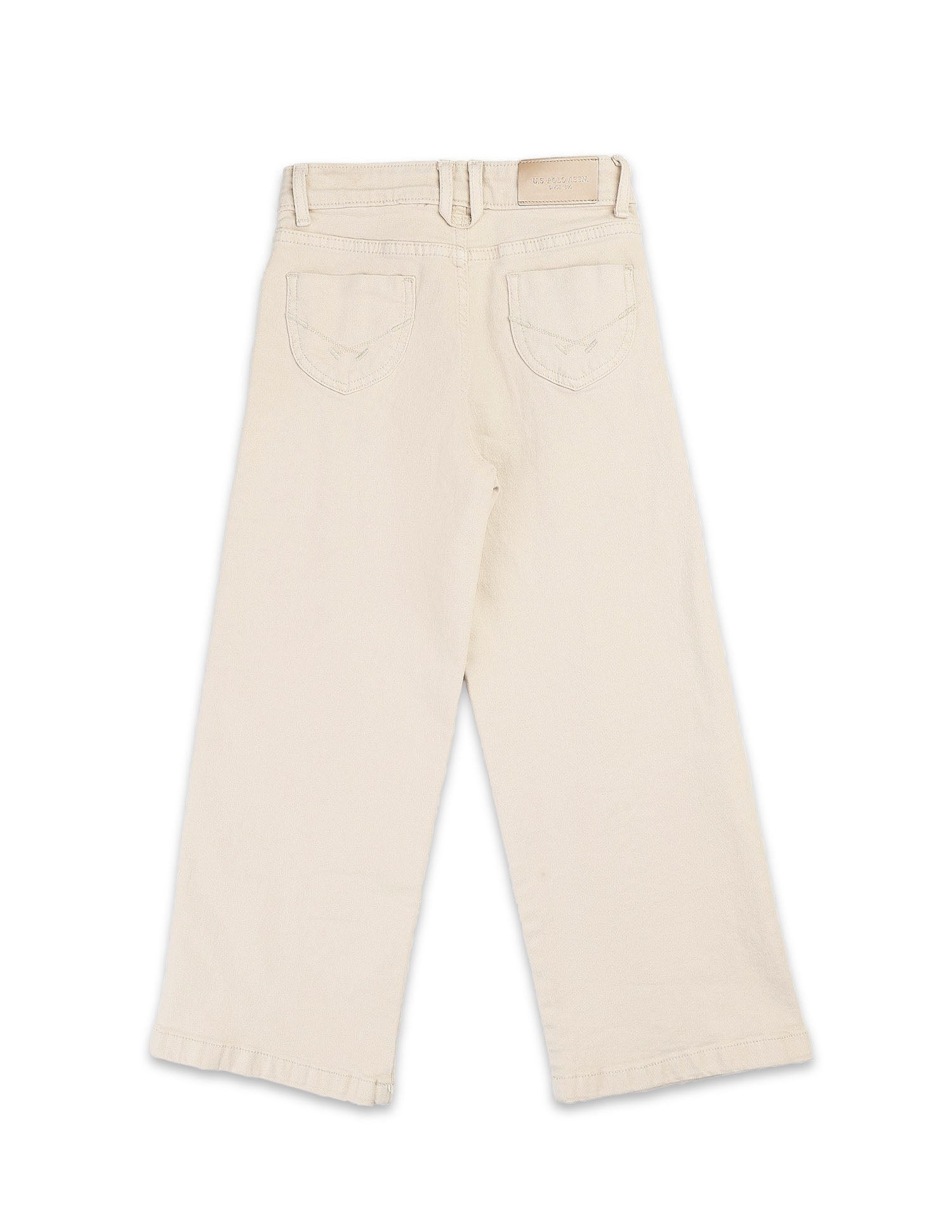 Girls Wide Leg Fit Mid Rise Jeans - Image 10