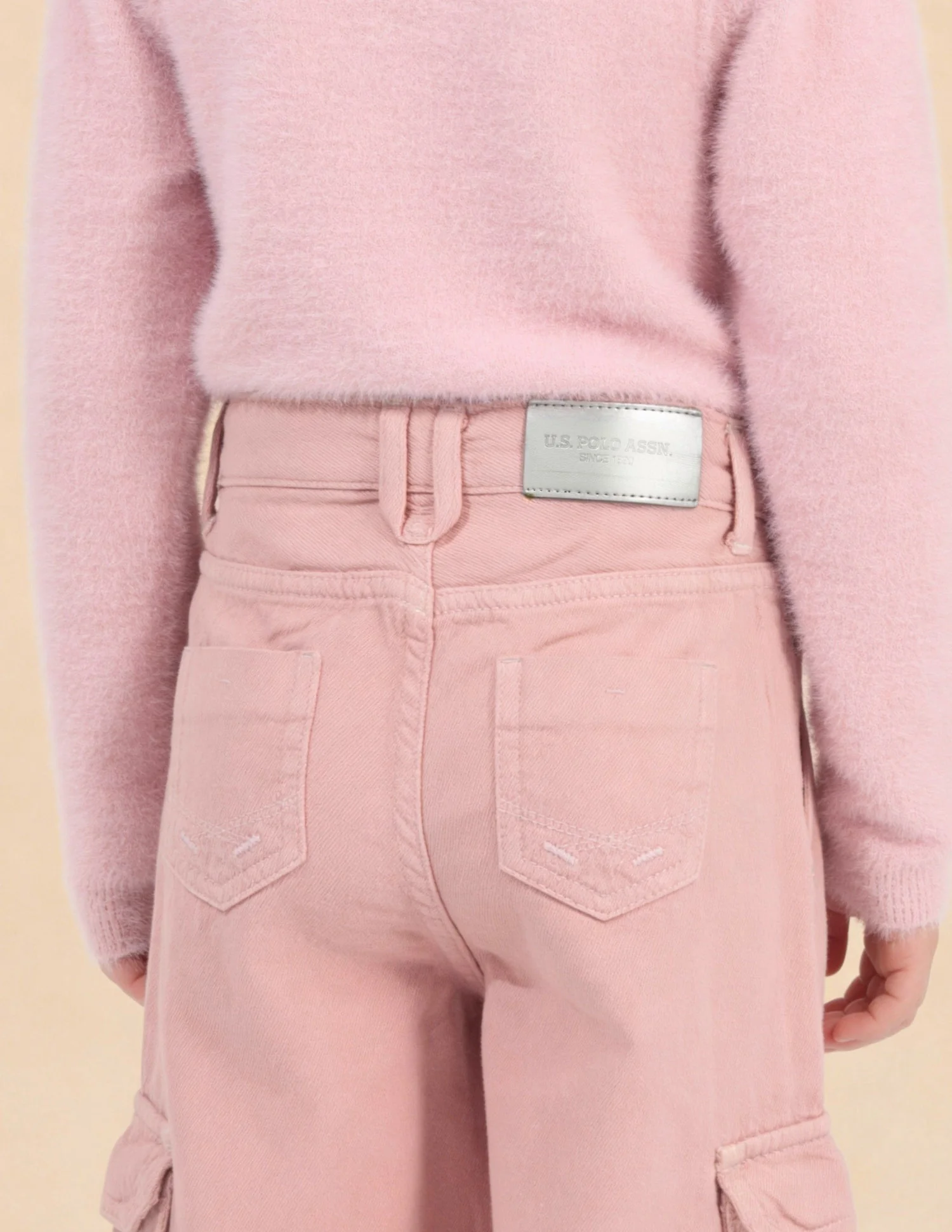 Girls Wide Leg Fit Mid Rise Jeans - Image 5