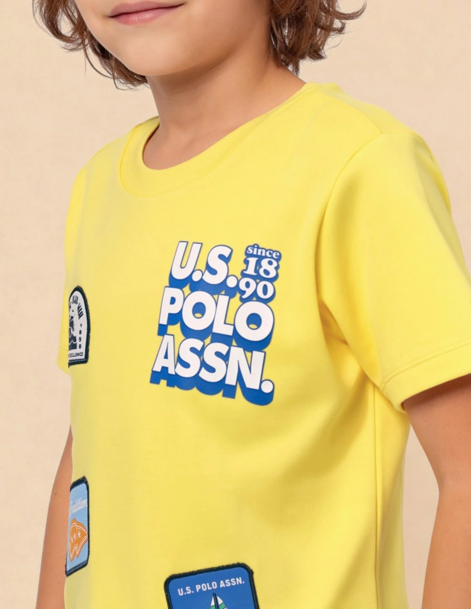Graphic Brand Applique Regular Fit T-Shirt - Image 6