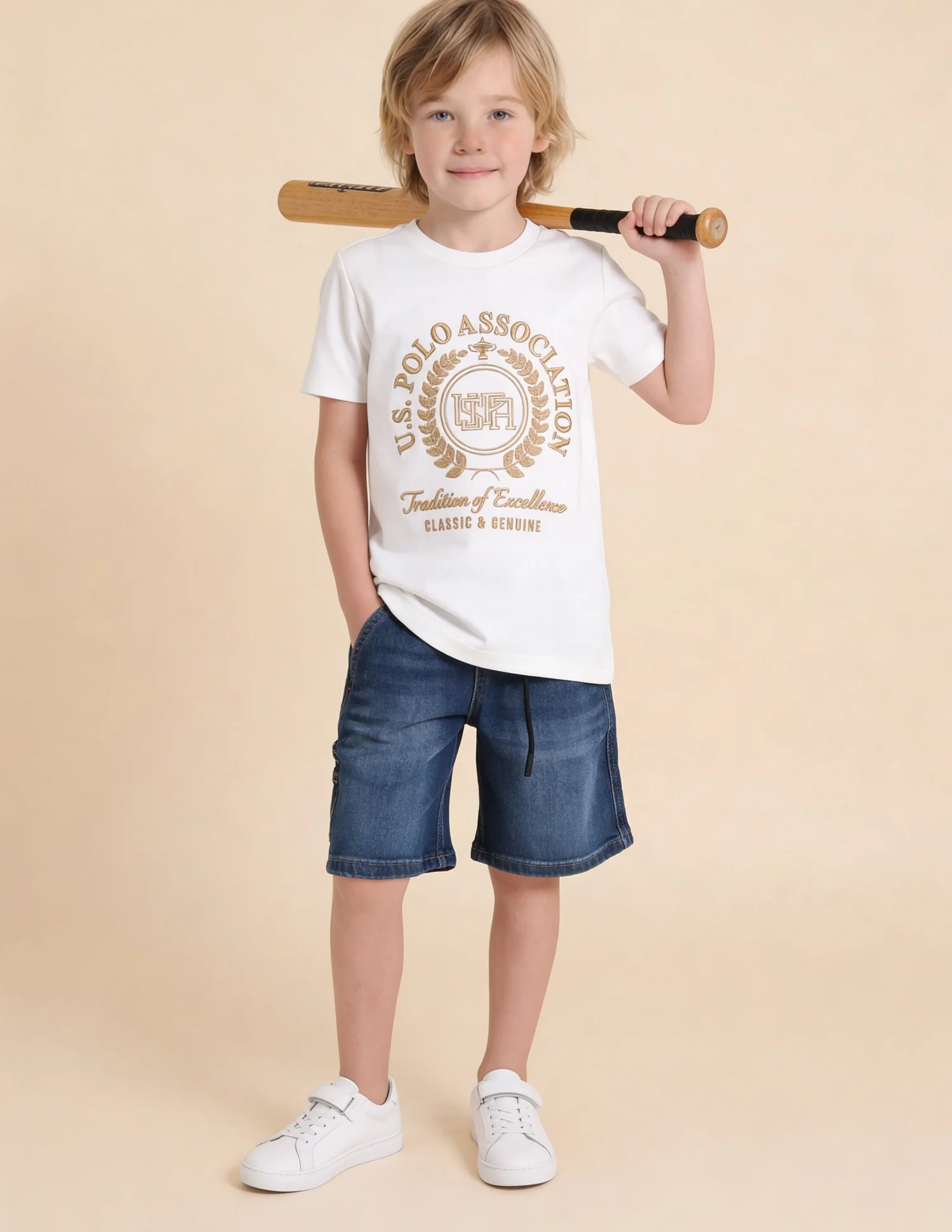 Graphic Brand Embroidered Regular Fit T-Shirt