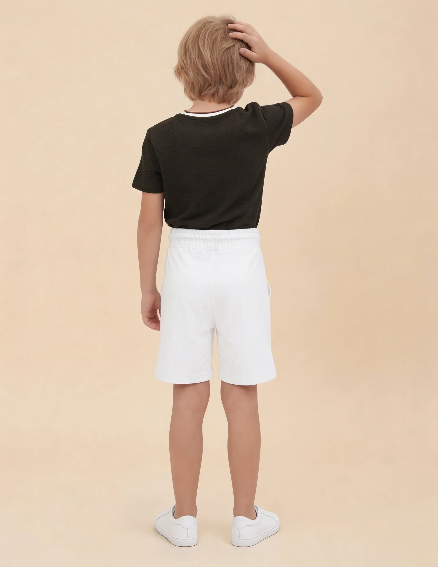 Graphic Brand Embroidered Shorts - Image 4