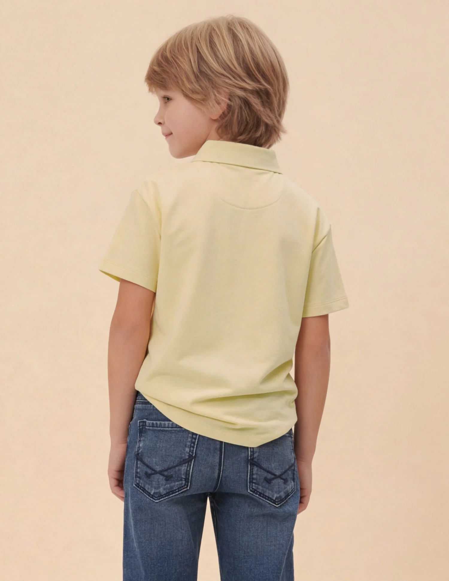 Graphic Brand Printed Oversized Fit Polo Shirt - Image 5