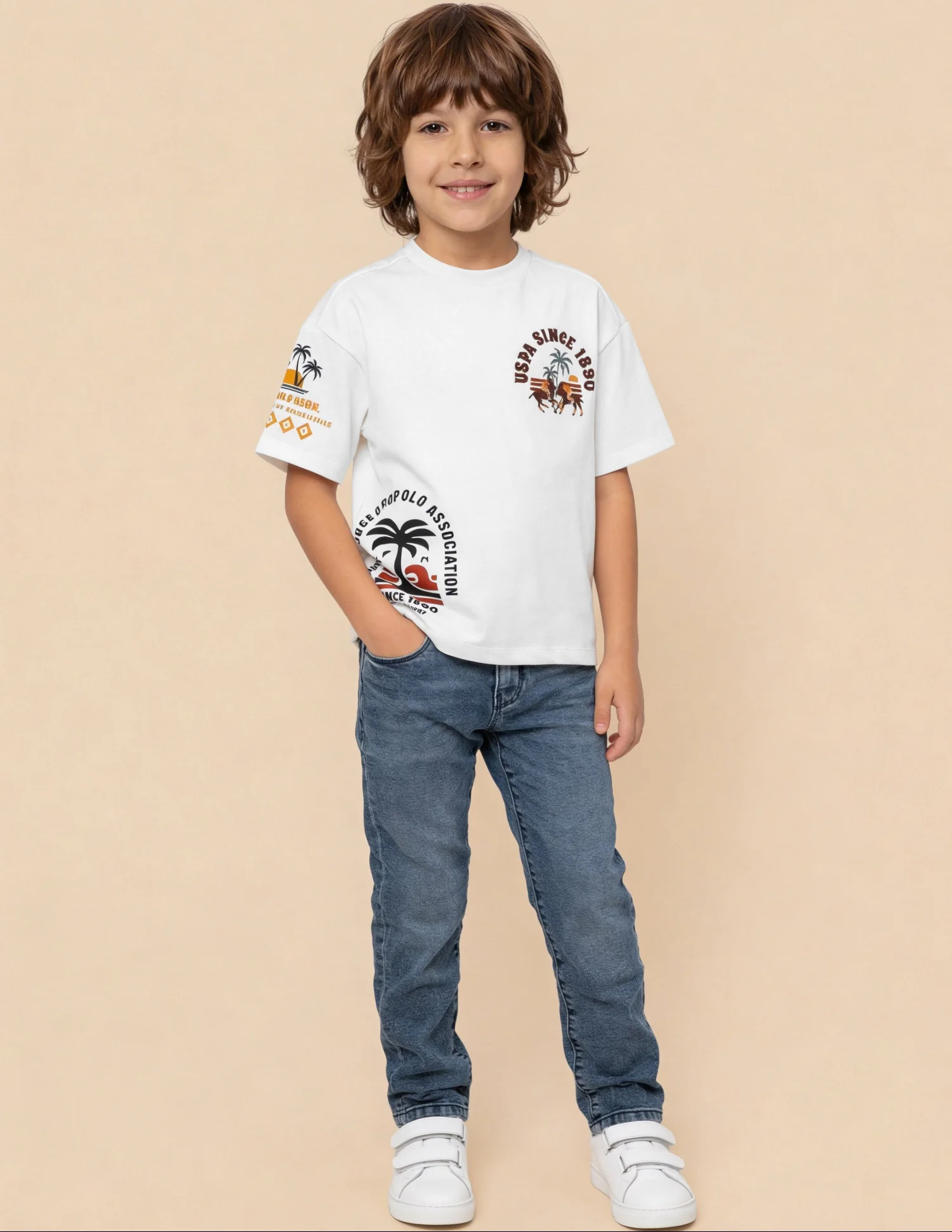 Graphic Brand Printed Oversized Fit T-Shirt - Image 3