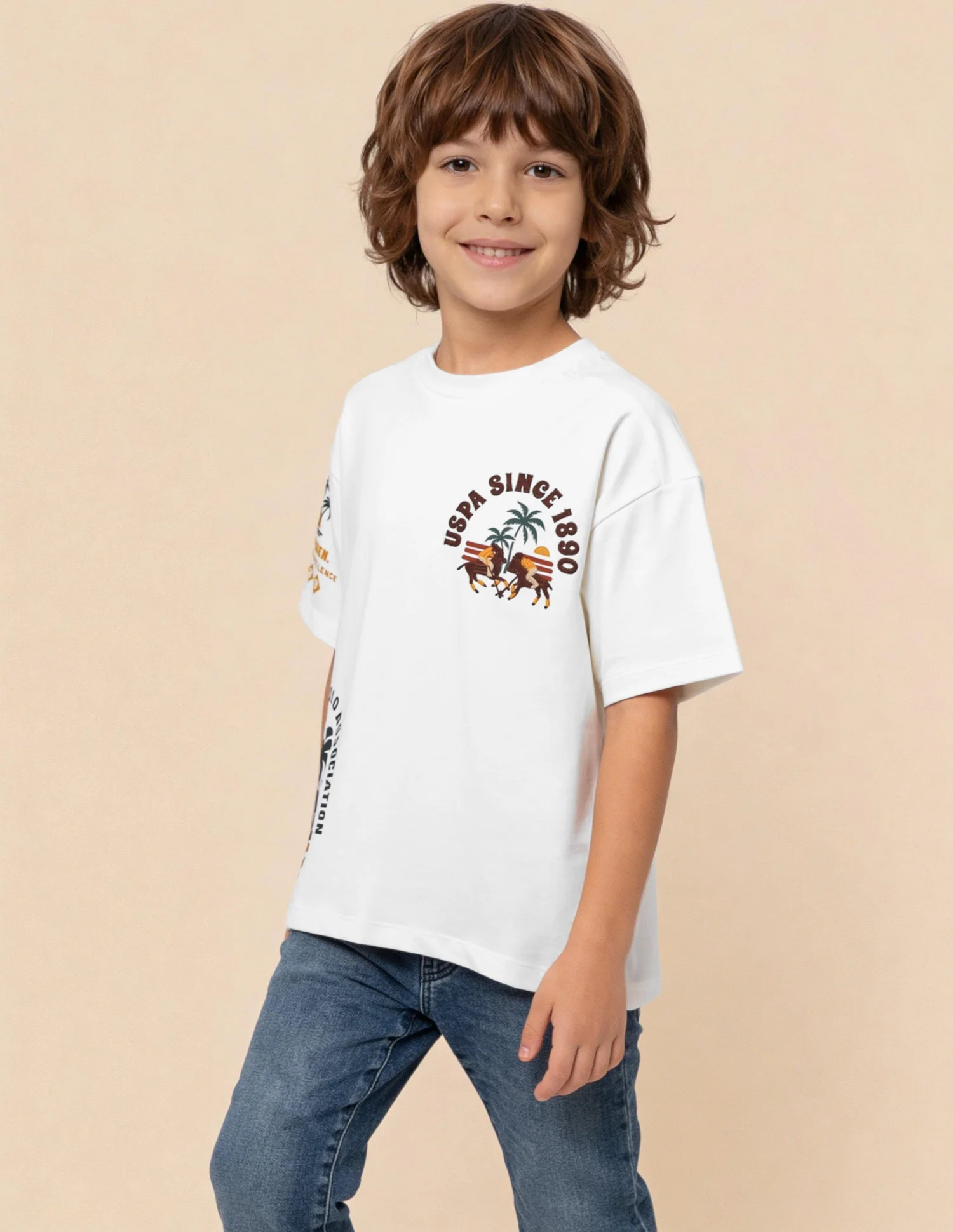 Graphic Brand Printed Oversized Fit T-Shirt - Image 4
