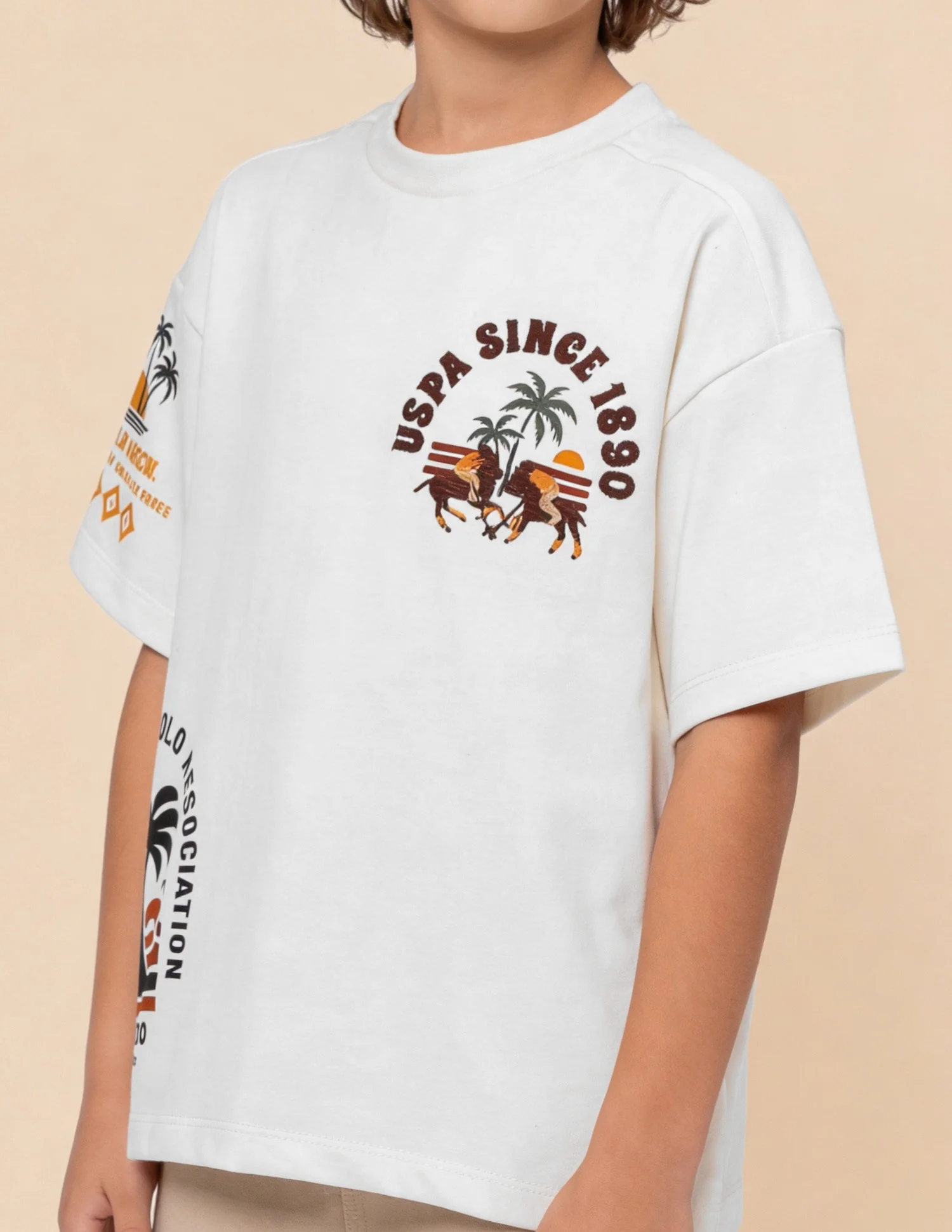 Graphic Brand Printed Oversized Fit T-Shirt - Image 6