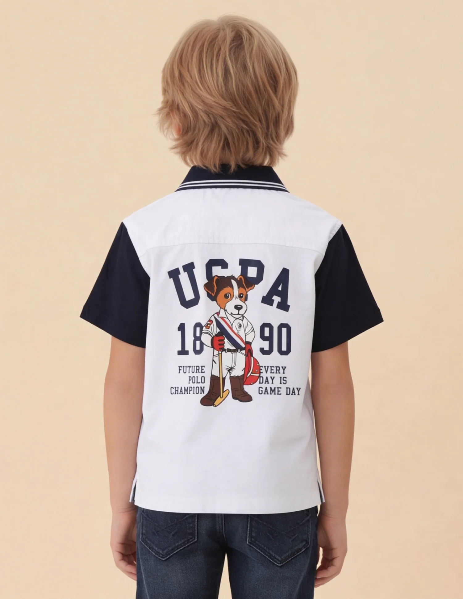 Graphic Brand Printed Oxford Shirt - Image 5