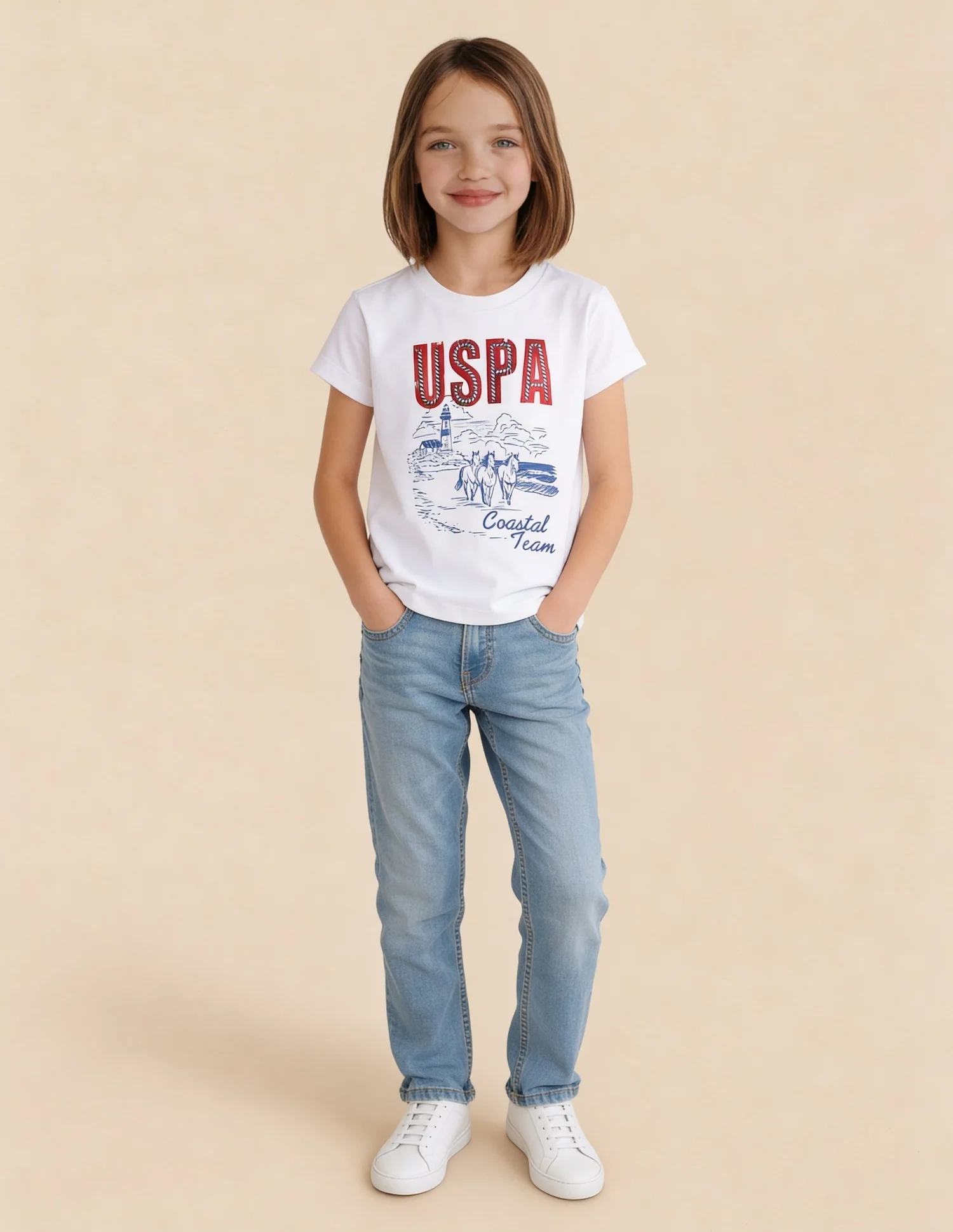 Graphic Brand Printed Pattern Regular Fit Top - Image 3