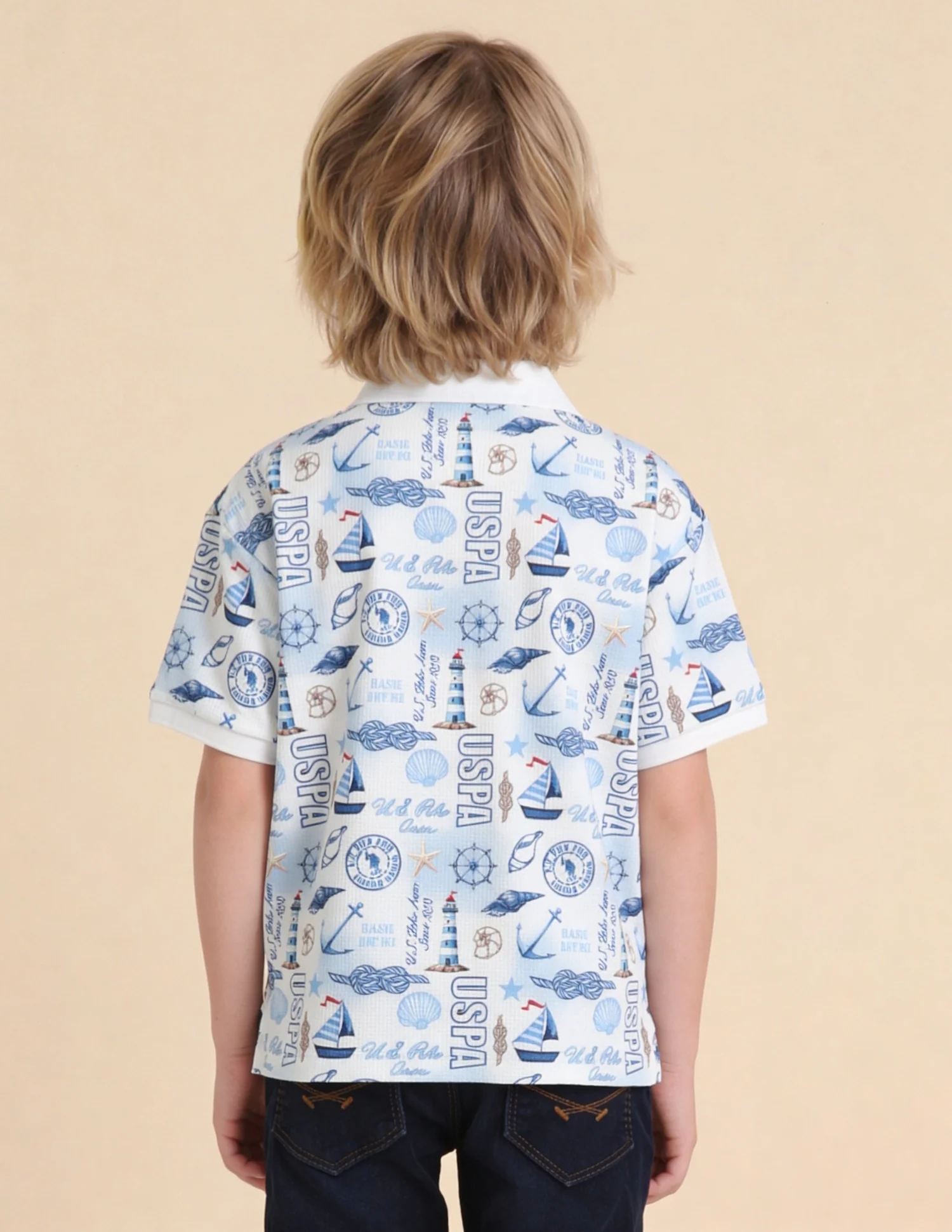 Graphic Brand Printed Regular Fit Polo Shirt - Image 5