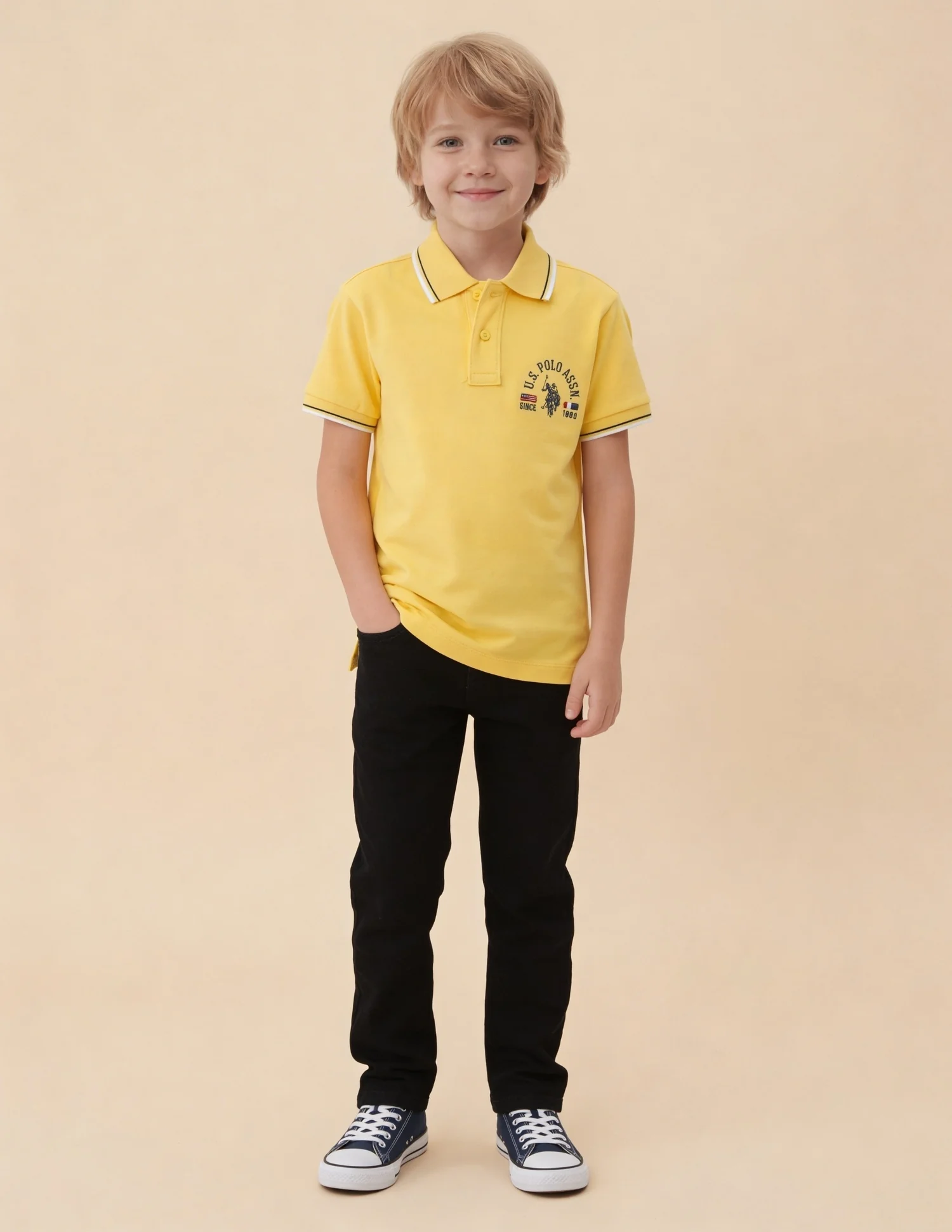 Graphic Brand Printed Regular Fit Polo Shirt - Image 3