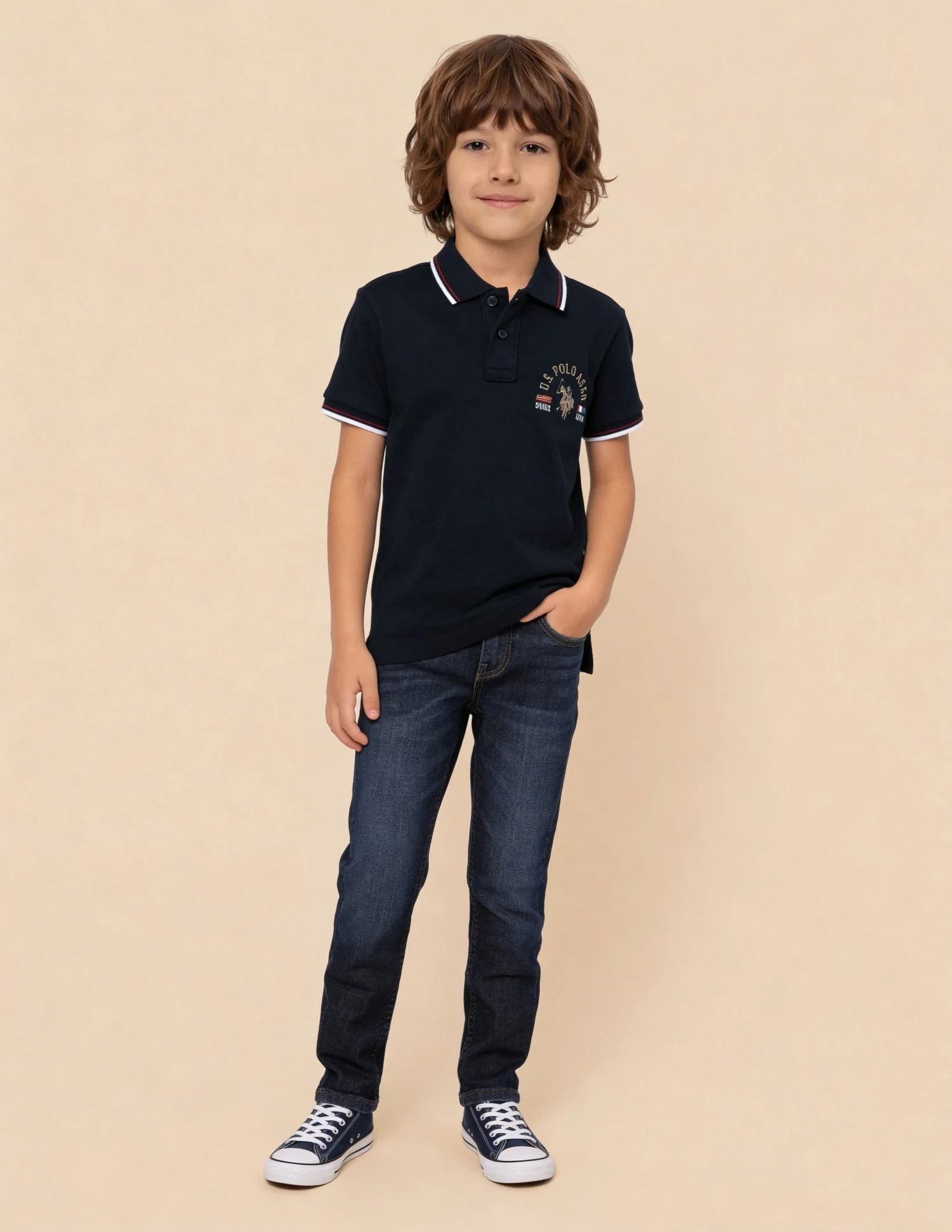 Graphic Brand Printed Regular Fit Polo Shirt - Image 3
