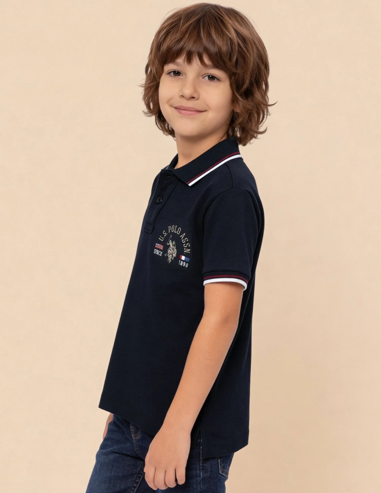 Graphic Brand Printed Regular Fit Polo Shirt - Image 4