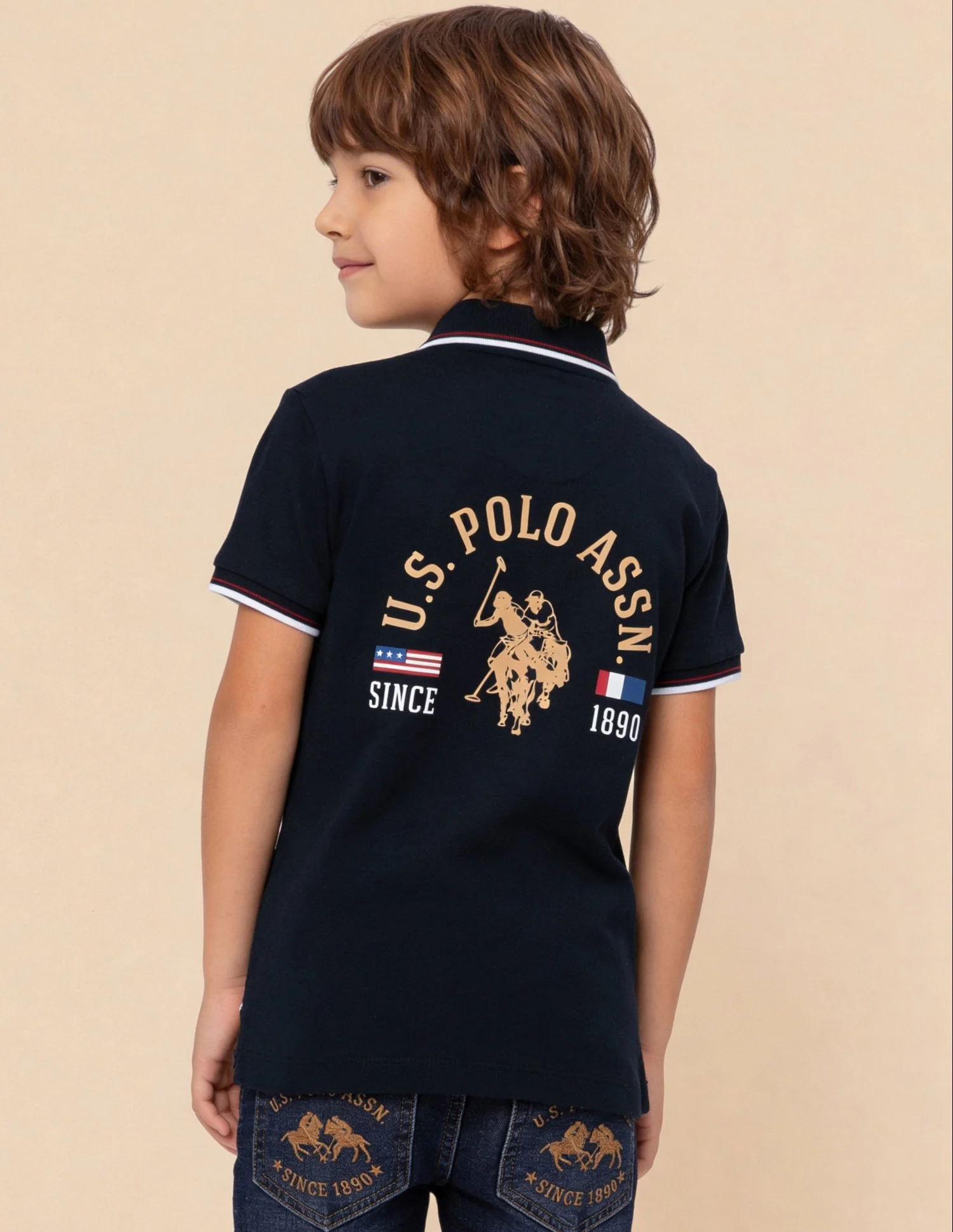 Graphic Brand Printed Regular Fit Polo Shirt - Image 5