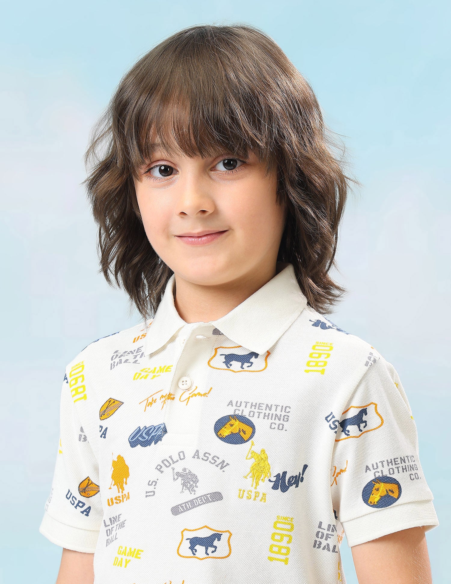 Graphic Brand Printed Regular Fit Polo Shirt - Image 7