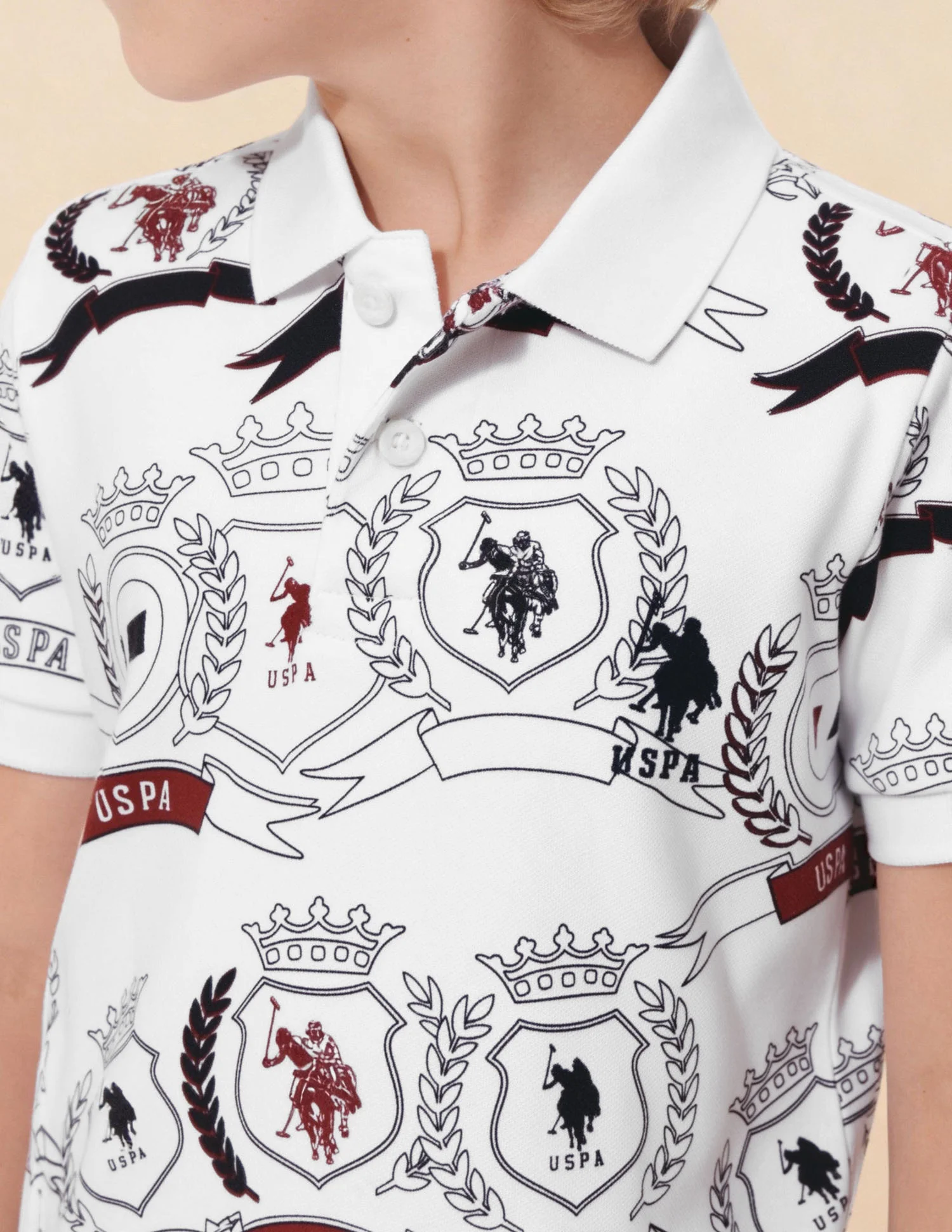 Graphic Brand Printed Regular Fit Polo Shirt - Image 6
