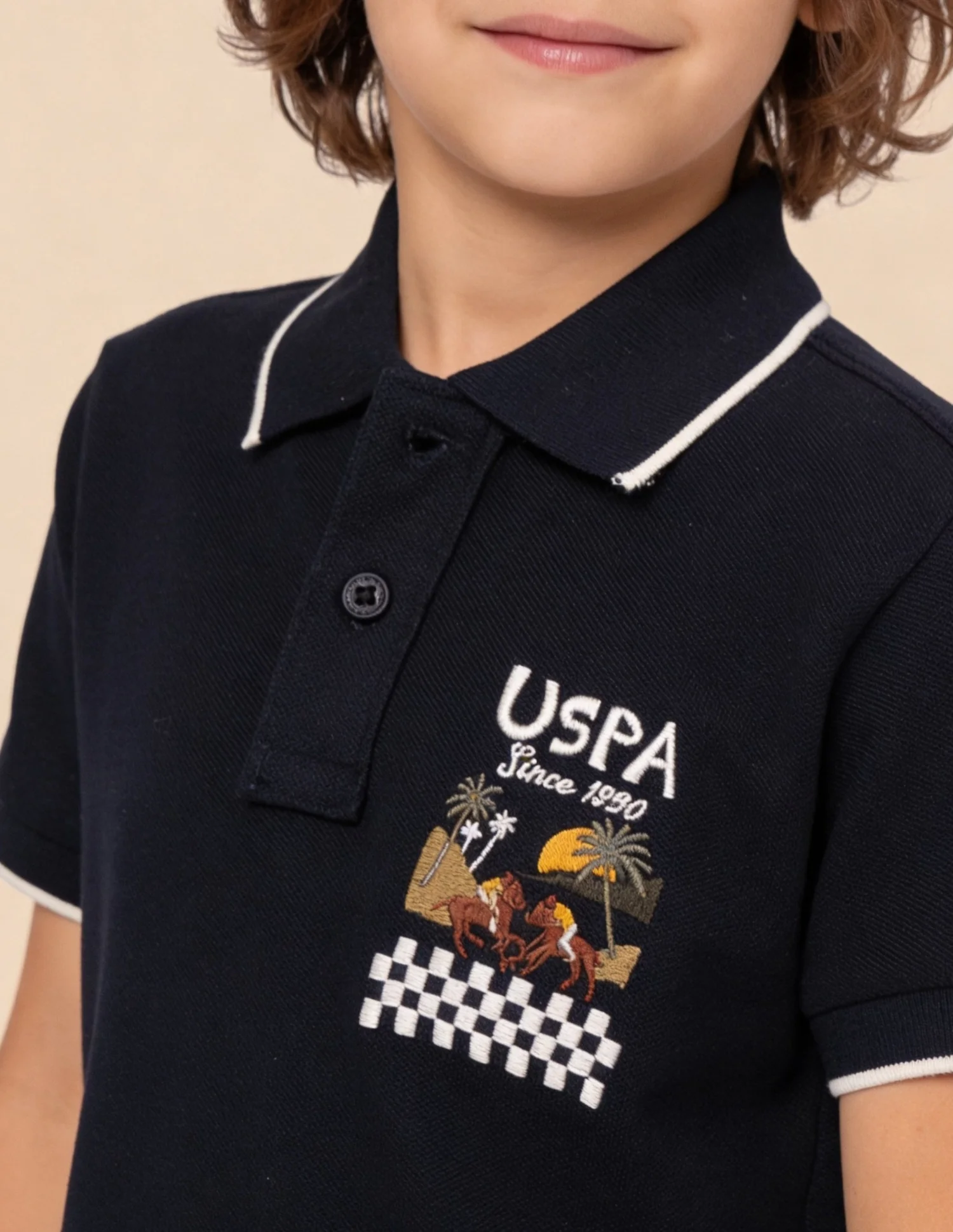 Graphic Brand Printed Regular Fit Polo Shirt - Image 6