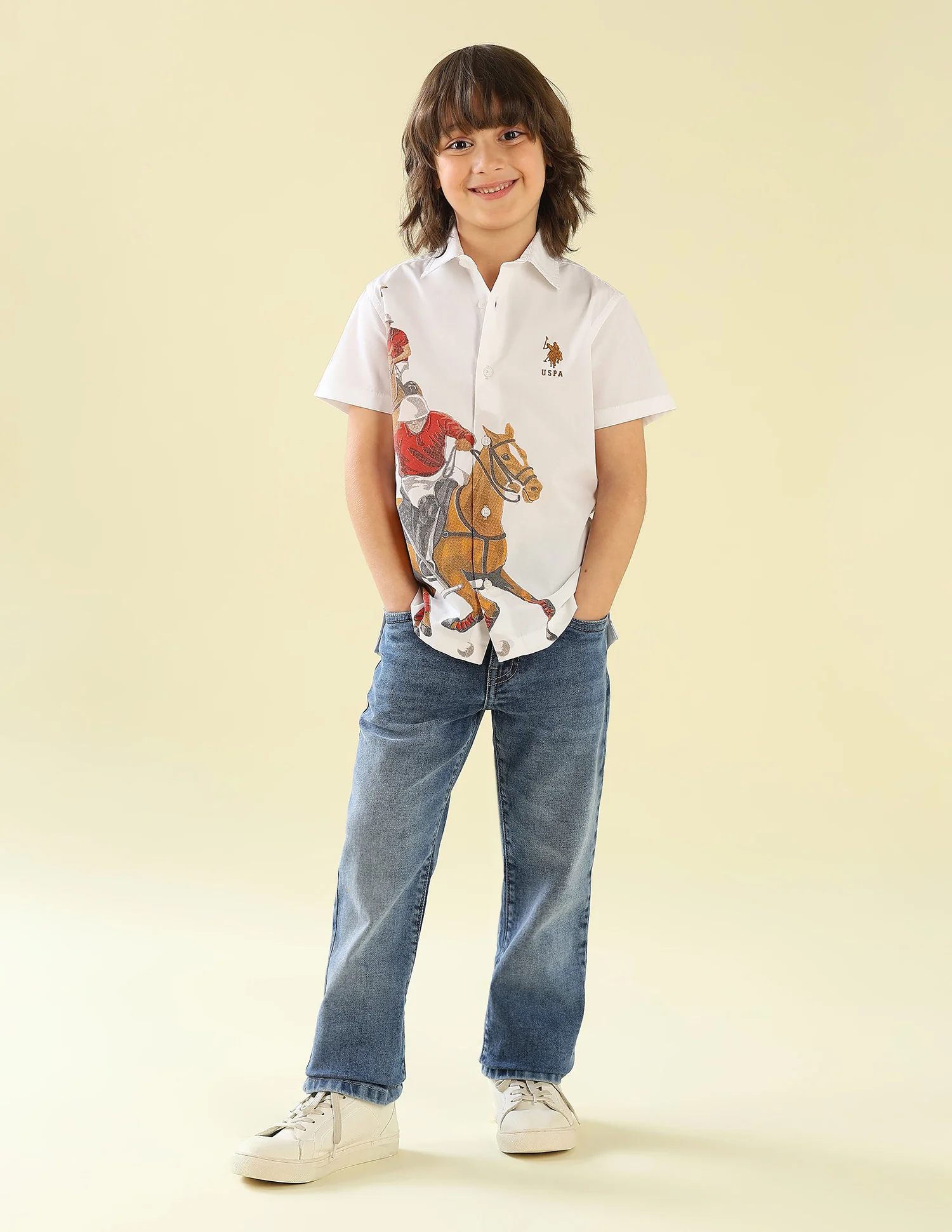 Graphic Brand Printed Regular Fit Shirt - Image 3